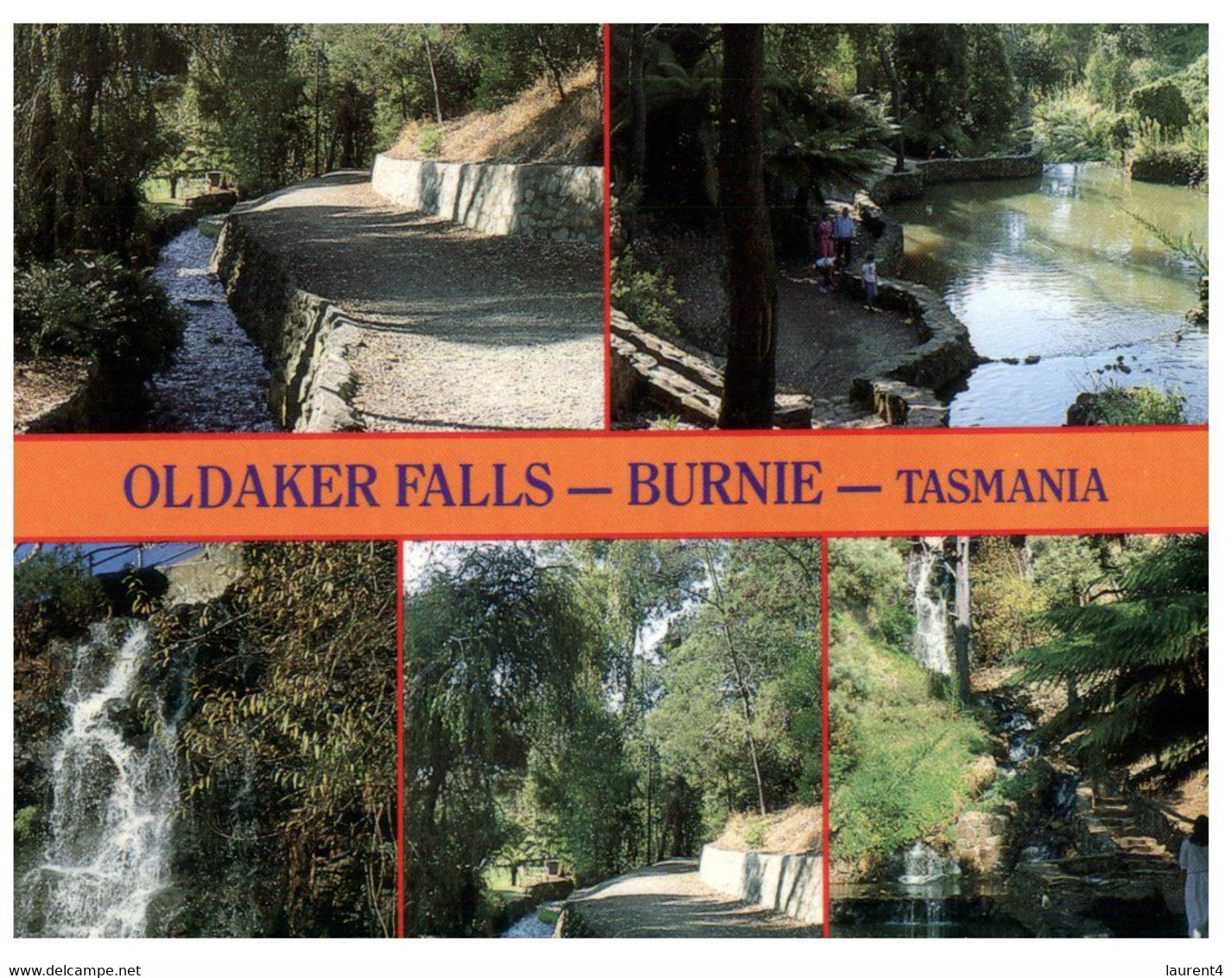 (U 1 A) Australia - TAS - Burnie Oldaker Falls (TP754 With Bird Stamp) - Wilderness