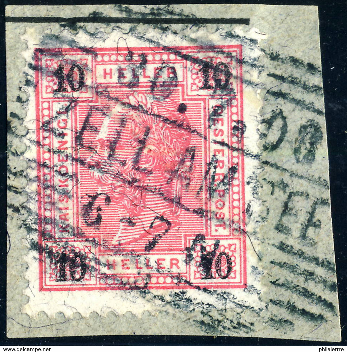 AUTRICHE / AUSTRIA 1903 " ZELL AM SEE 1 " (Schraffen-Stempel Kl.6101f) /Mi.89B ° - Gebraucht