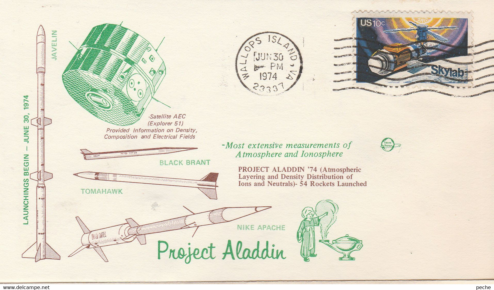 N°734 N -lettre (cover) -Project Aladdin - North  America