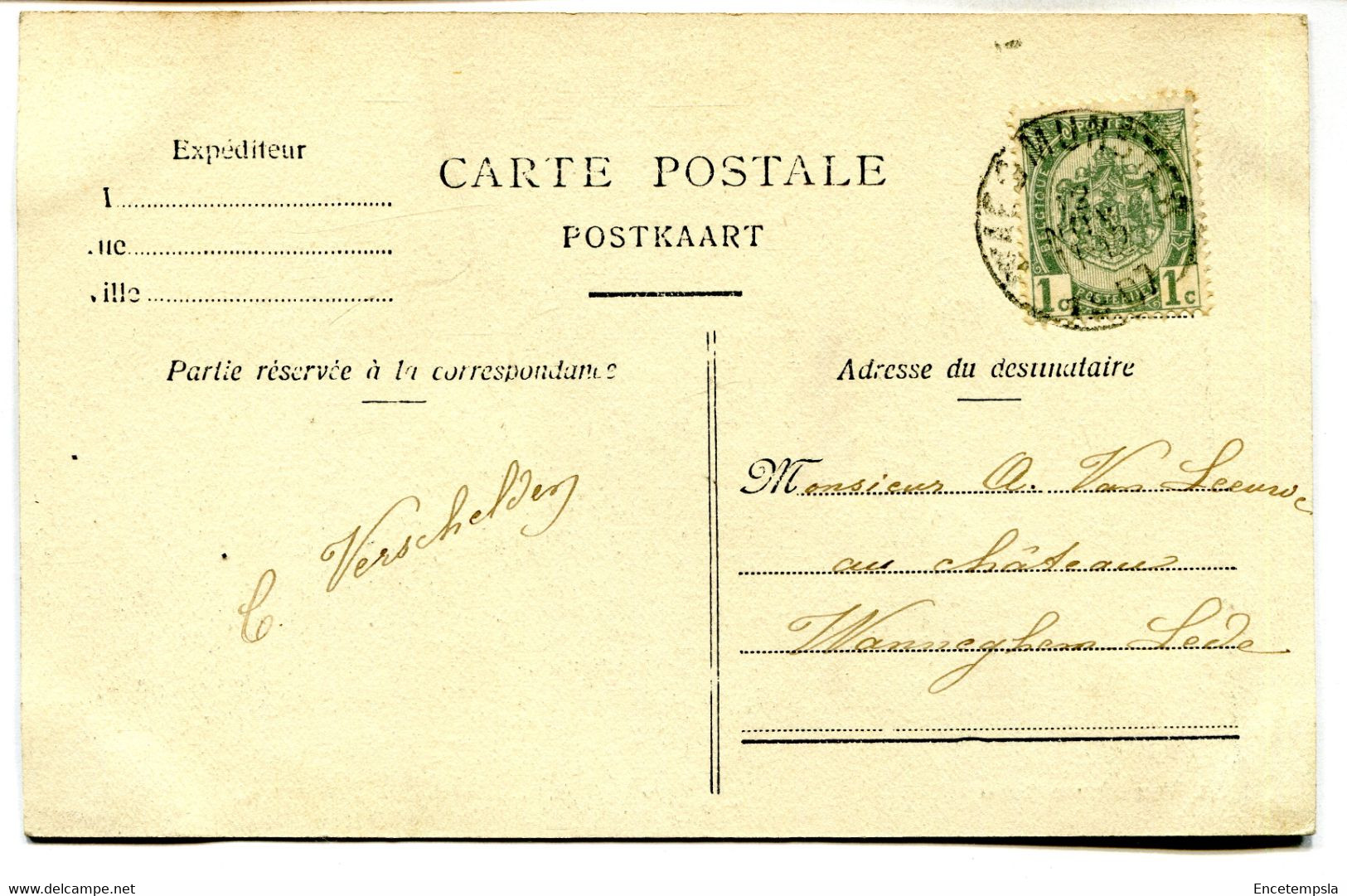 CPA -  Carte Postale - Belgique - Waesmunster - Sombeke - Maison Mr Le Curé - 1907 (BR14443) - Waasmunster