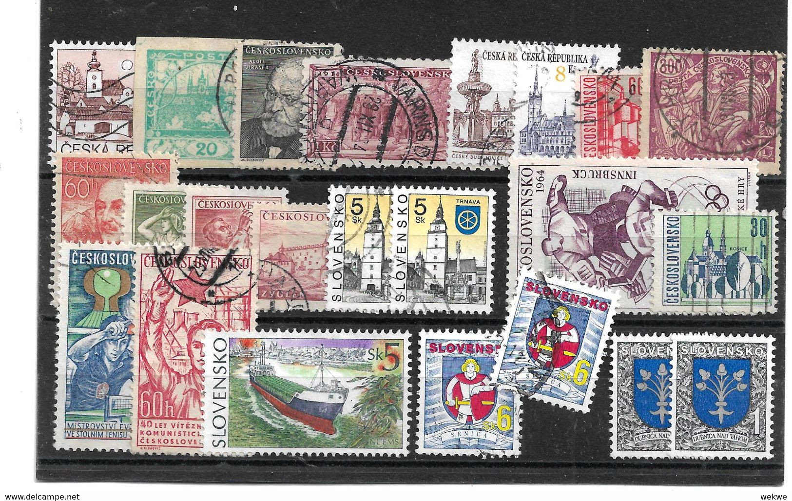 CSSR Lot 1, 23 Marken O - Collections, Lots & Series