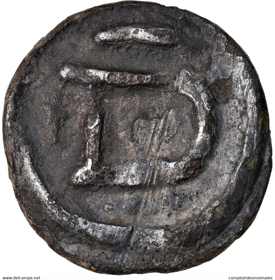 Monnaie, France, Denier, Metz, TTB, Argent, Belfort:2967 - 470-751 Merovingian