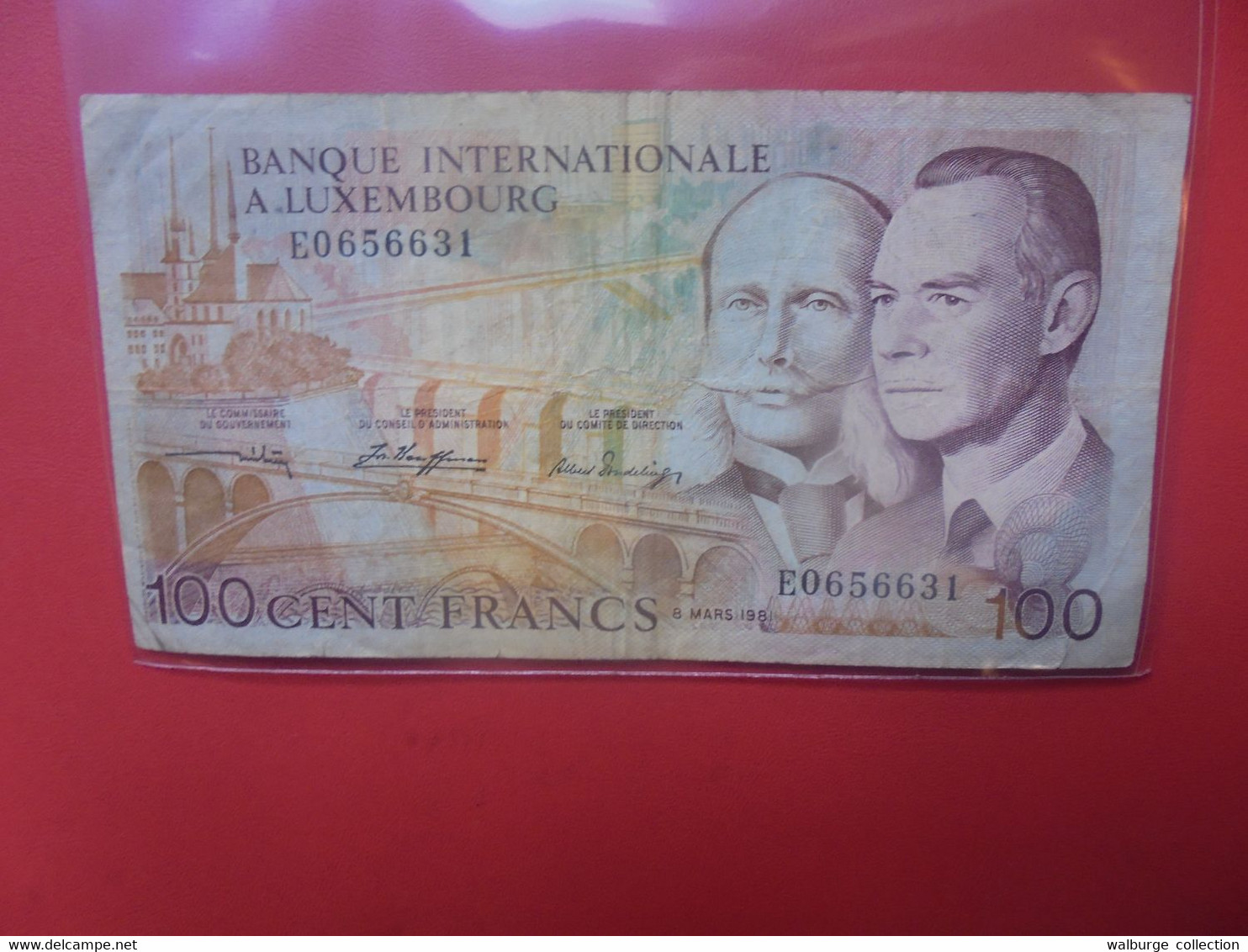 LUXEMBOURG 100 FRANCS 1981 Circuler (B.9) - Luxembourg