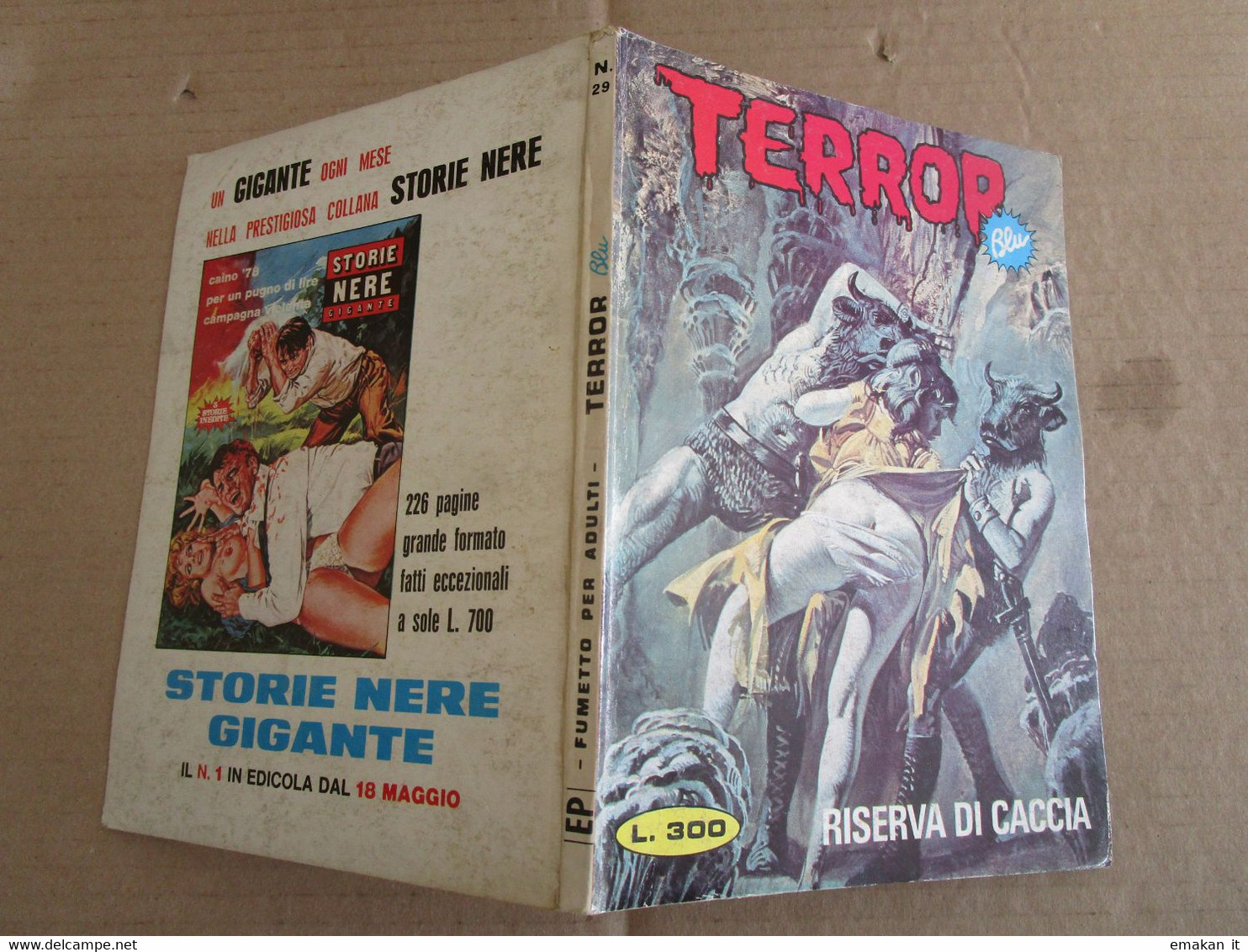 # LOTTO FUMETTO VINTAGE TERROR BLU N 27 / 28 / 29 / 30 / 32 / 33 / 34 / 35 / 36 / 39 - Premières éditions