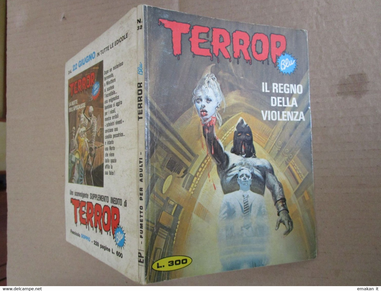 # LOTTO FUMETTO VINTAGE TERROR BLU N 27 / 28 / 29 / 30 / 32 / 33 / 34 / 35 / 36 / 39 - Eerste Uitgaves