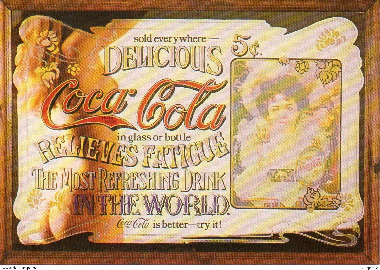 Ref EX : CPM Carte Postale Coca Cola - Cartes Postales