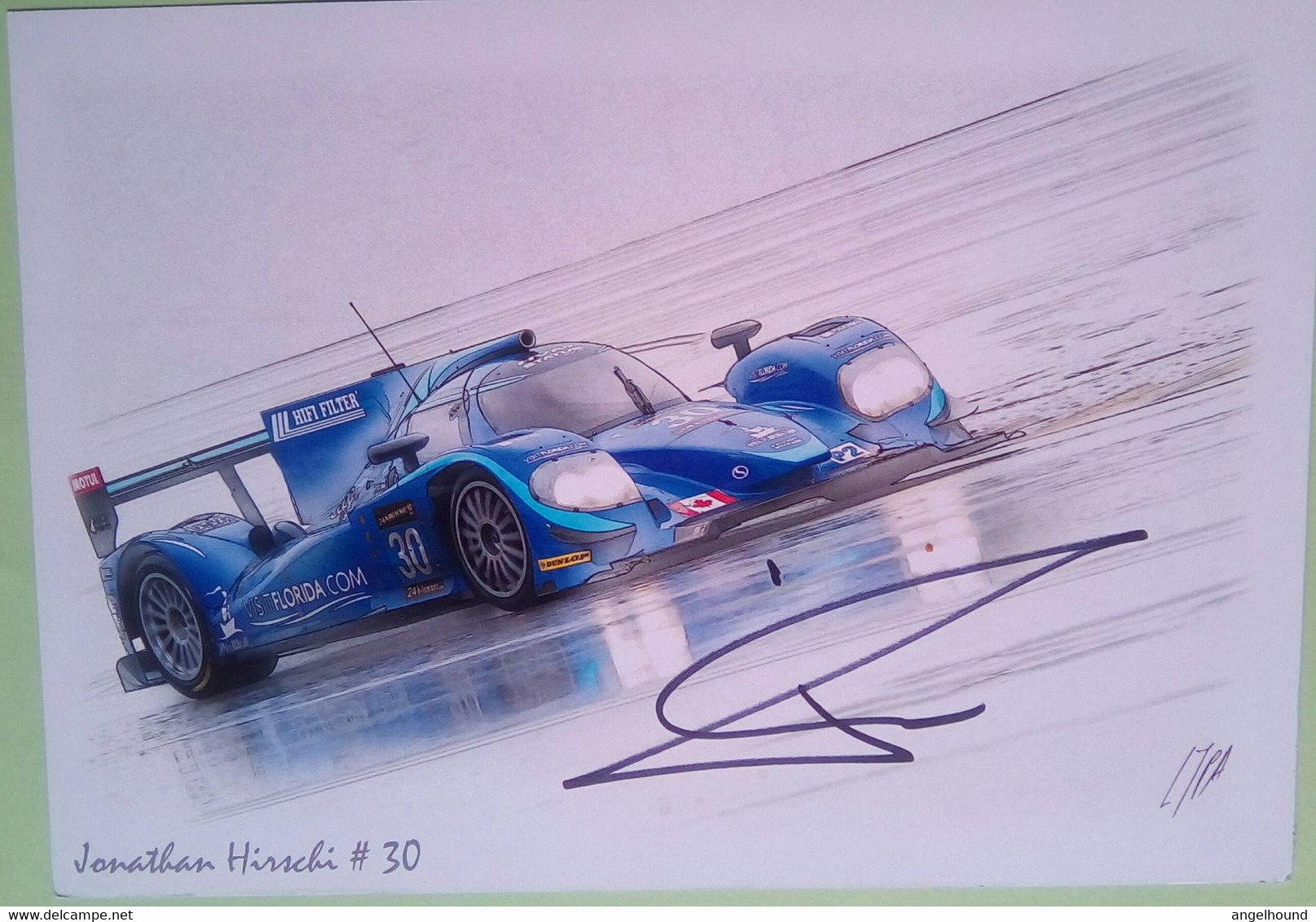 Jonathan Hirschi ( Race Car Driver) - Autographes