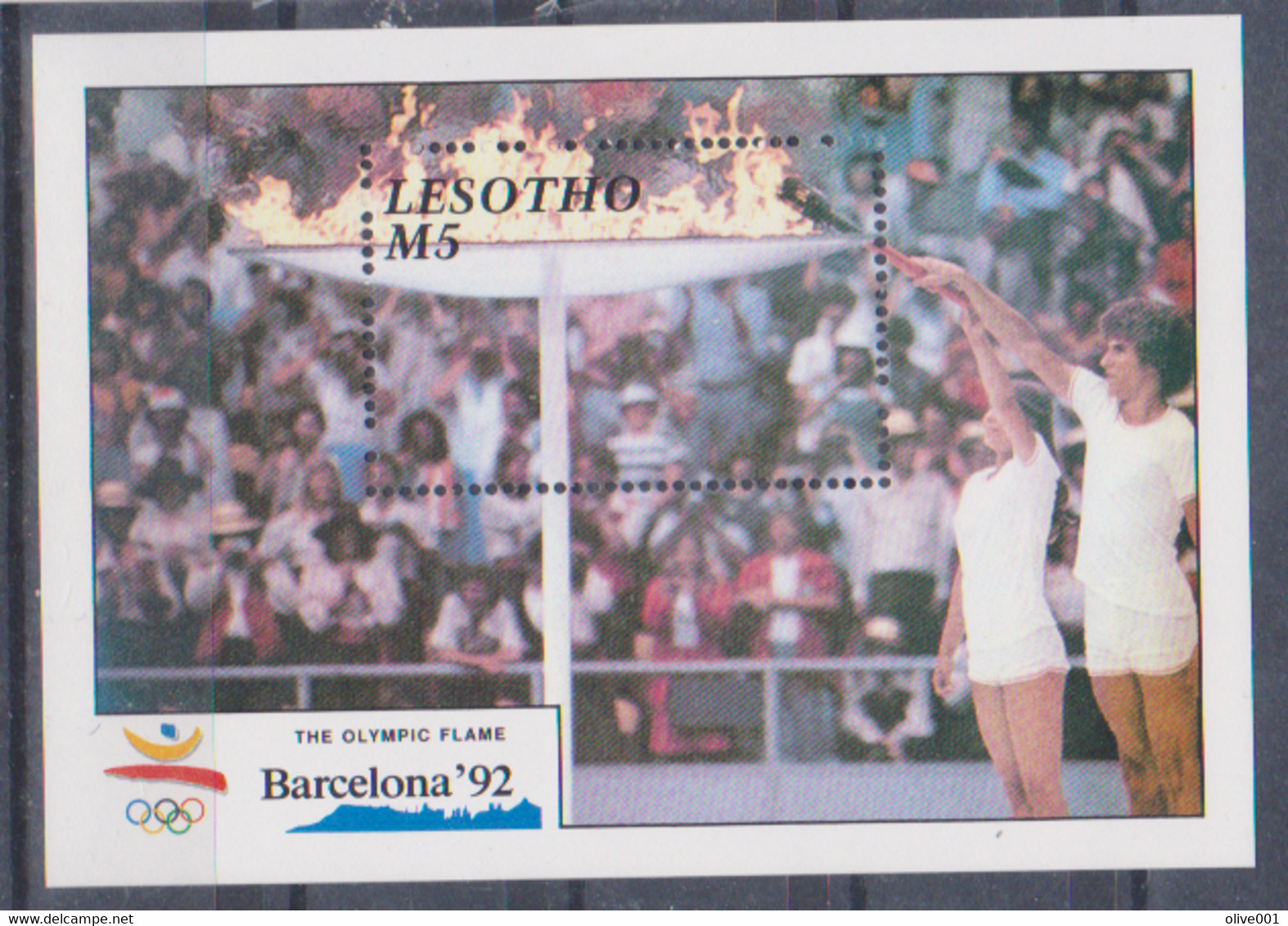 Bloc Feuillet Du Lesotho JO De Barcelone 1992  MNH ** Superbe - Summer 1992: Barcelona