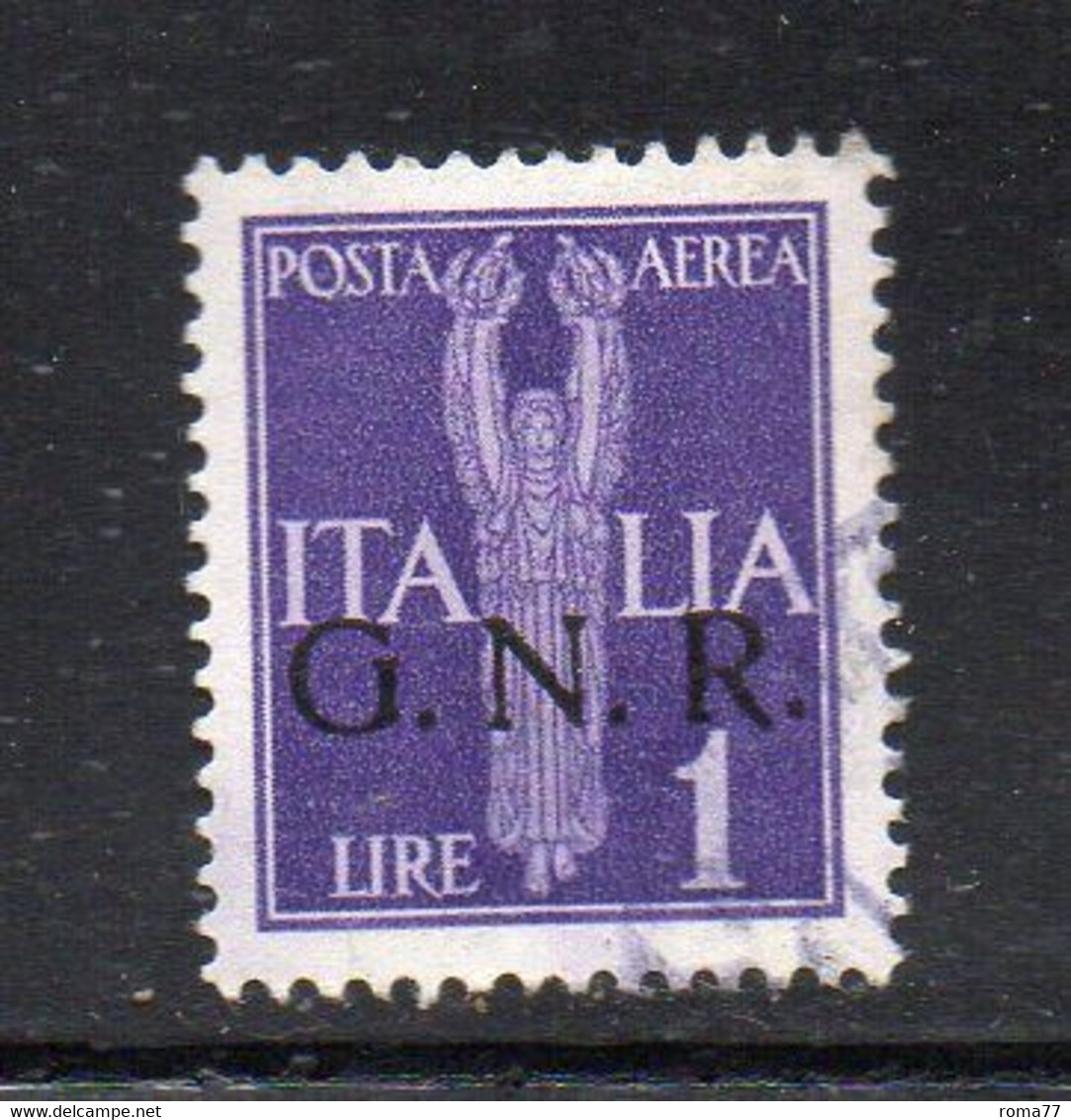 289a 490 - REPUBBLICA SOCIALE GNR , Posta Aerea La Lira Senza Gomma - Poste Aérienne