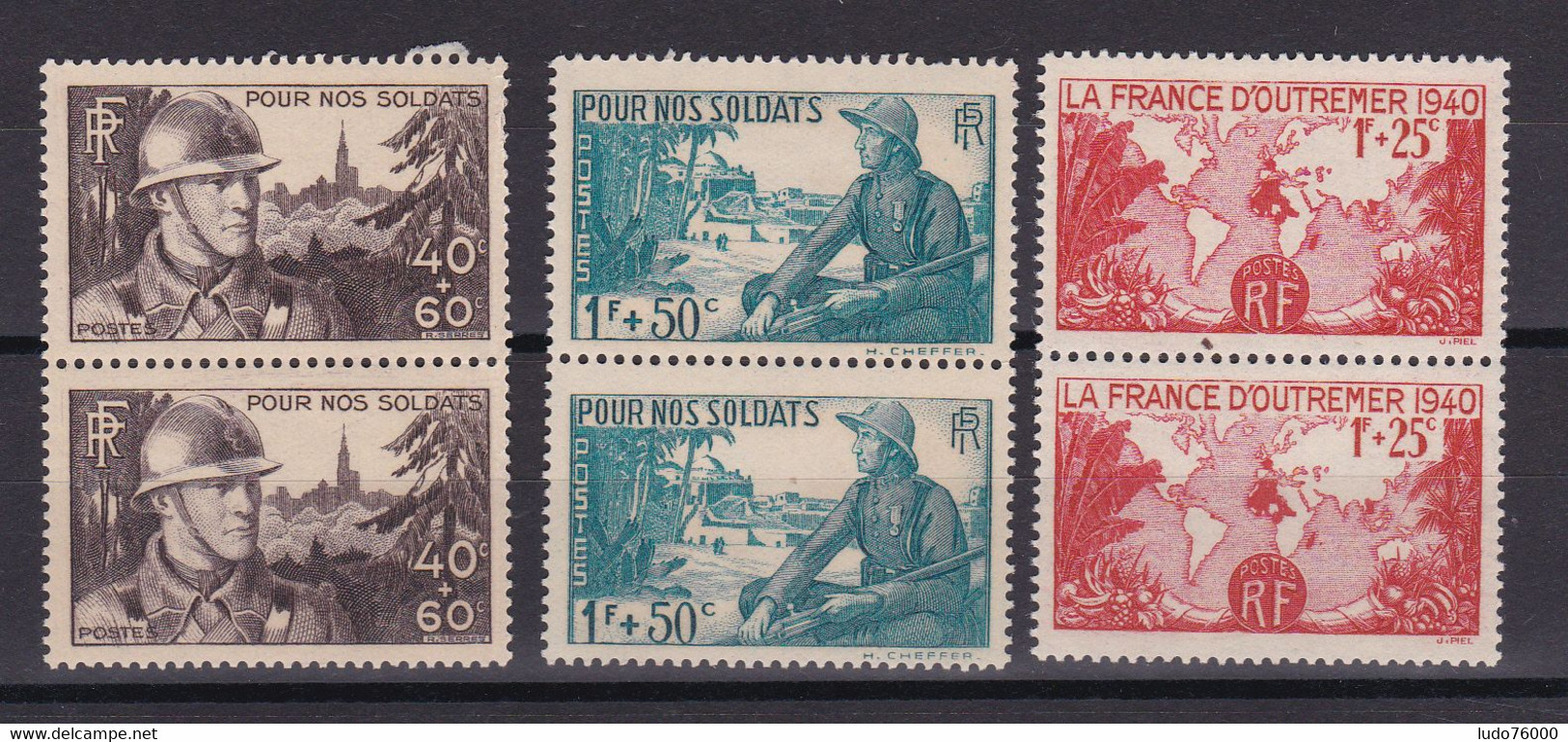 D222 / LOT N° 451/453 PAIRE NEUF** COTE 31€ - Verzamelingen