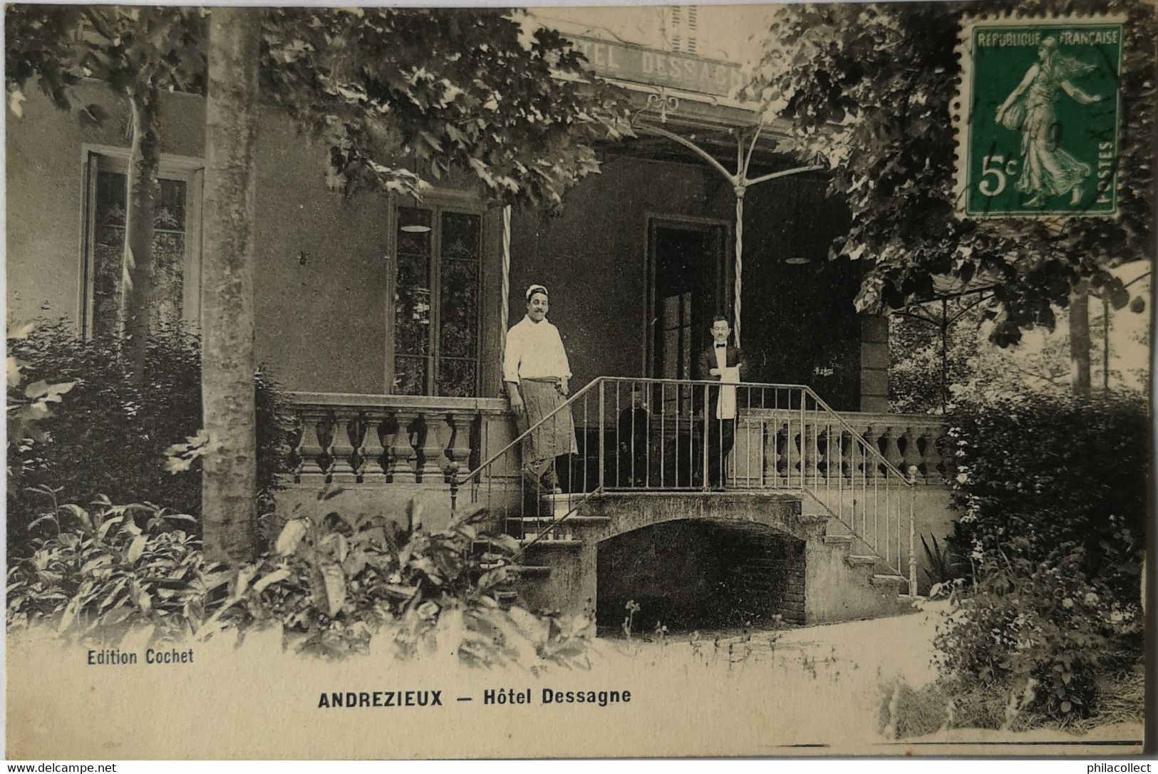 Andrezieux (42) Hotel Dessagne 1911? - Andrézieux-Bouthéon