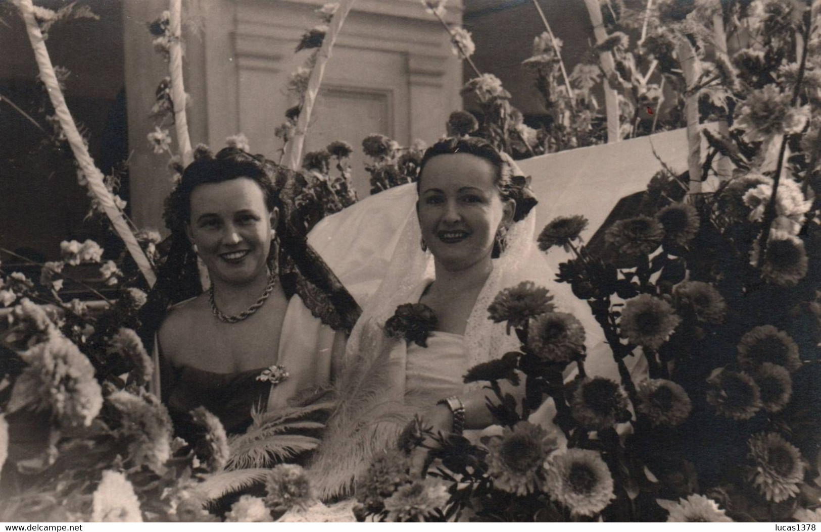 TRES JOLIE CARTE  PHOTO  / REINES DE CARNAVAL OU DE CORSO FLEURI - Carnaval