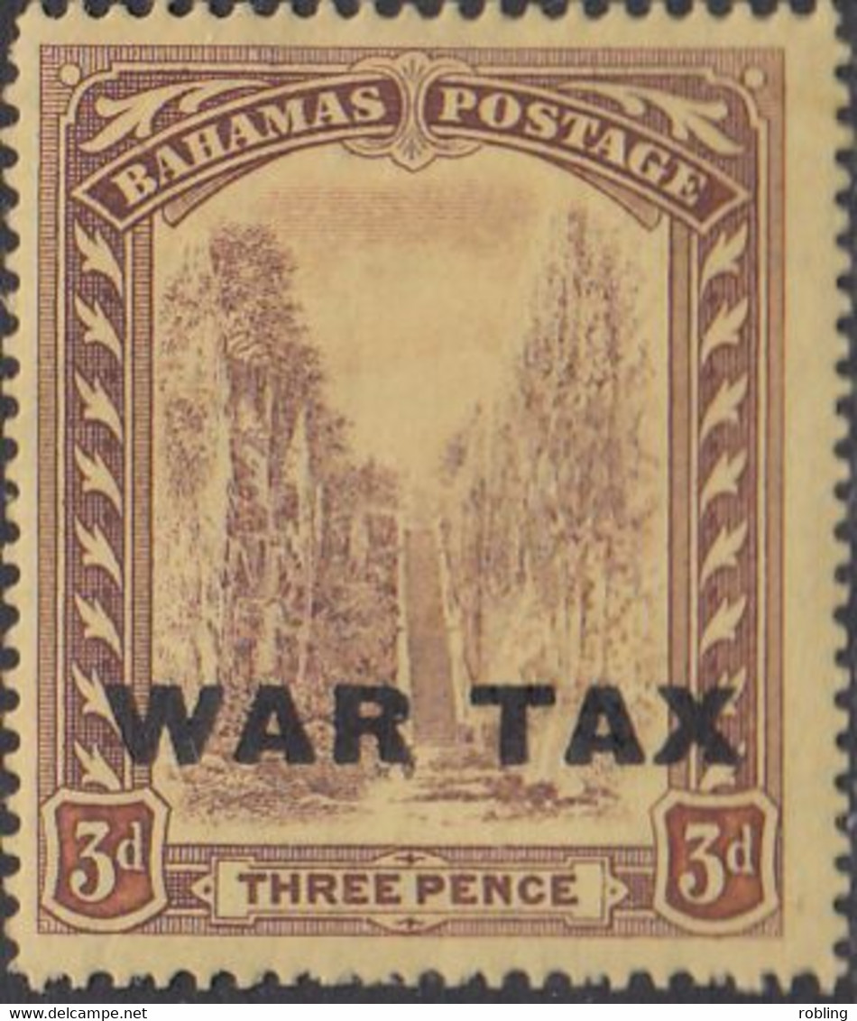 Bahamas 1919. Overprint War Tax Michel 60 - Bahamas (1973-...)