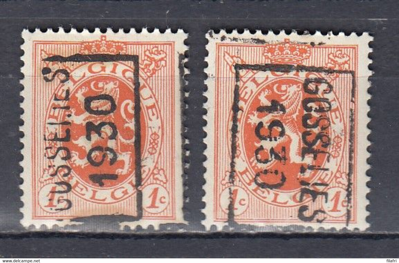 5629 Voorafstempeling Op Nr 276 - GOSSELIES 1930 - Positie A & B - Roller Precancels 1930-..