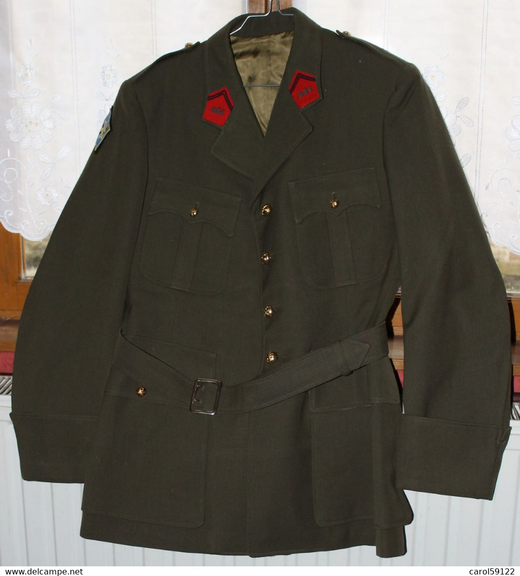 Veste D'officier Artillerie Francaise Modele WW2 - Uniforms