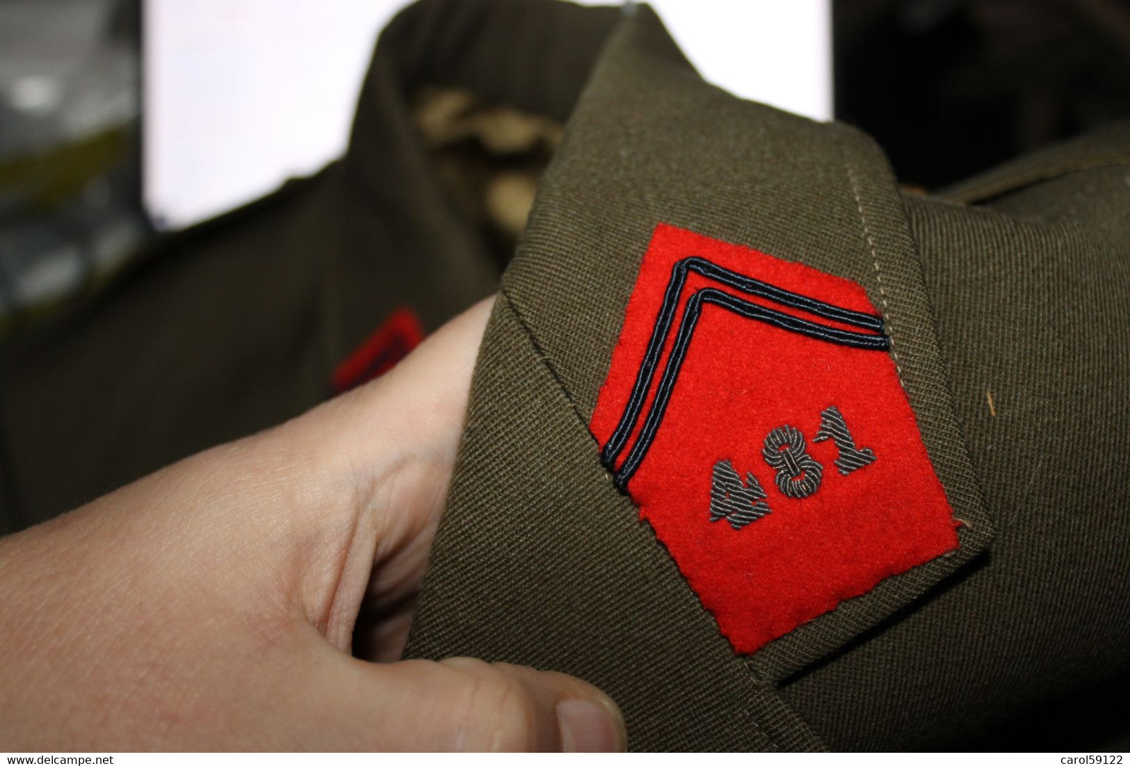 Veste D'officier Artillerie Francaise Modele WW2 - Uniformen