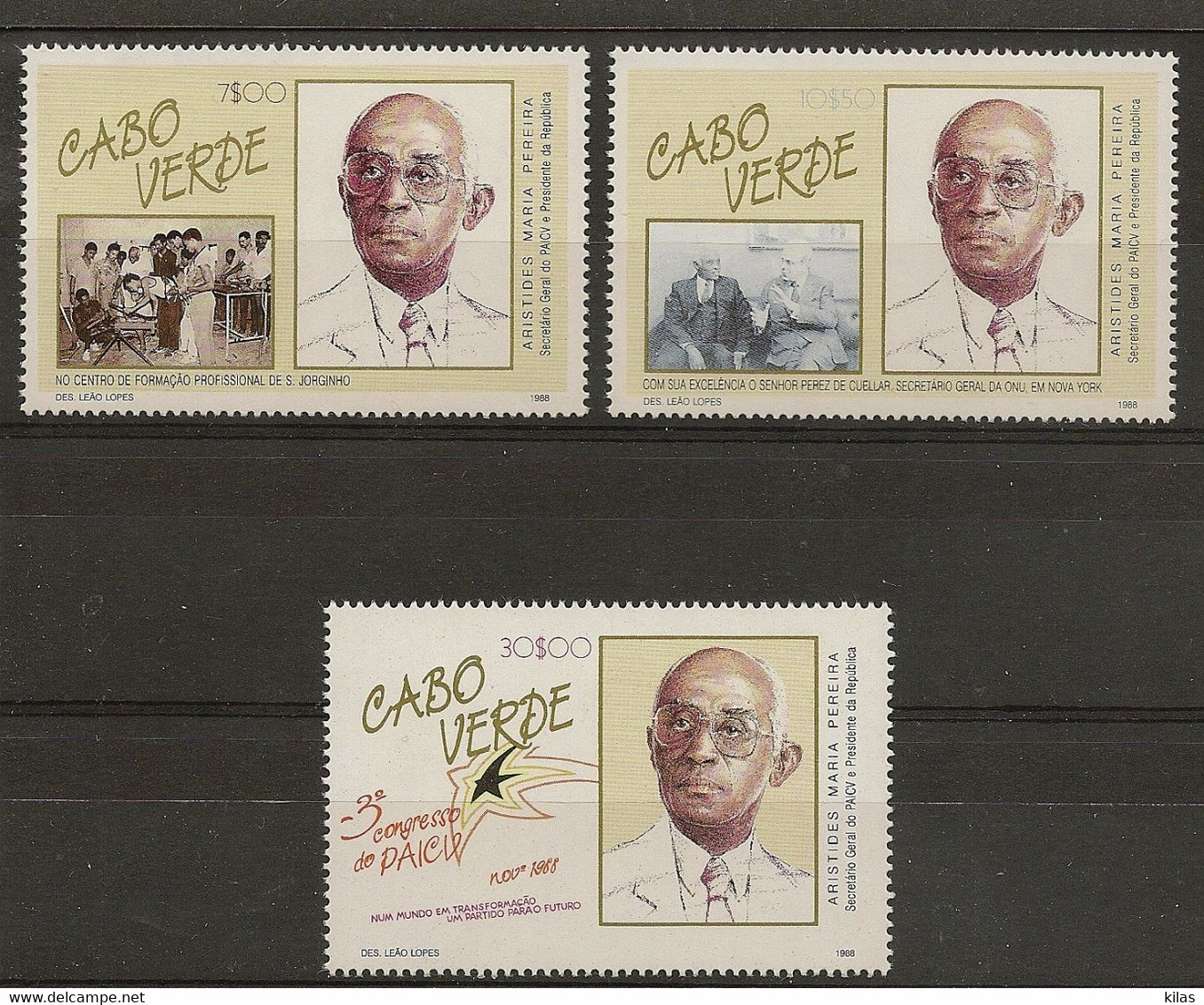 CAPE VERDE 1988 3rd CONGRESS OF PAIGC - Agriculture