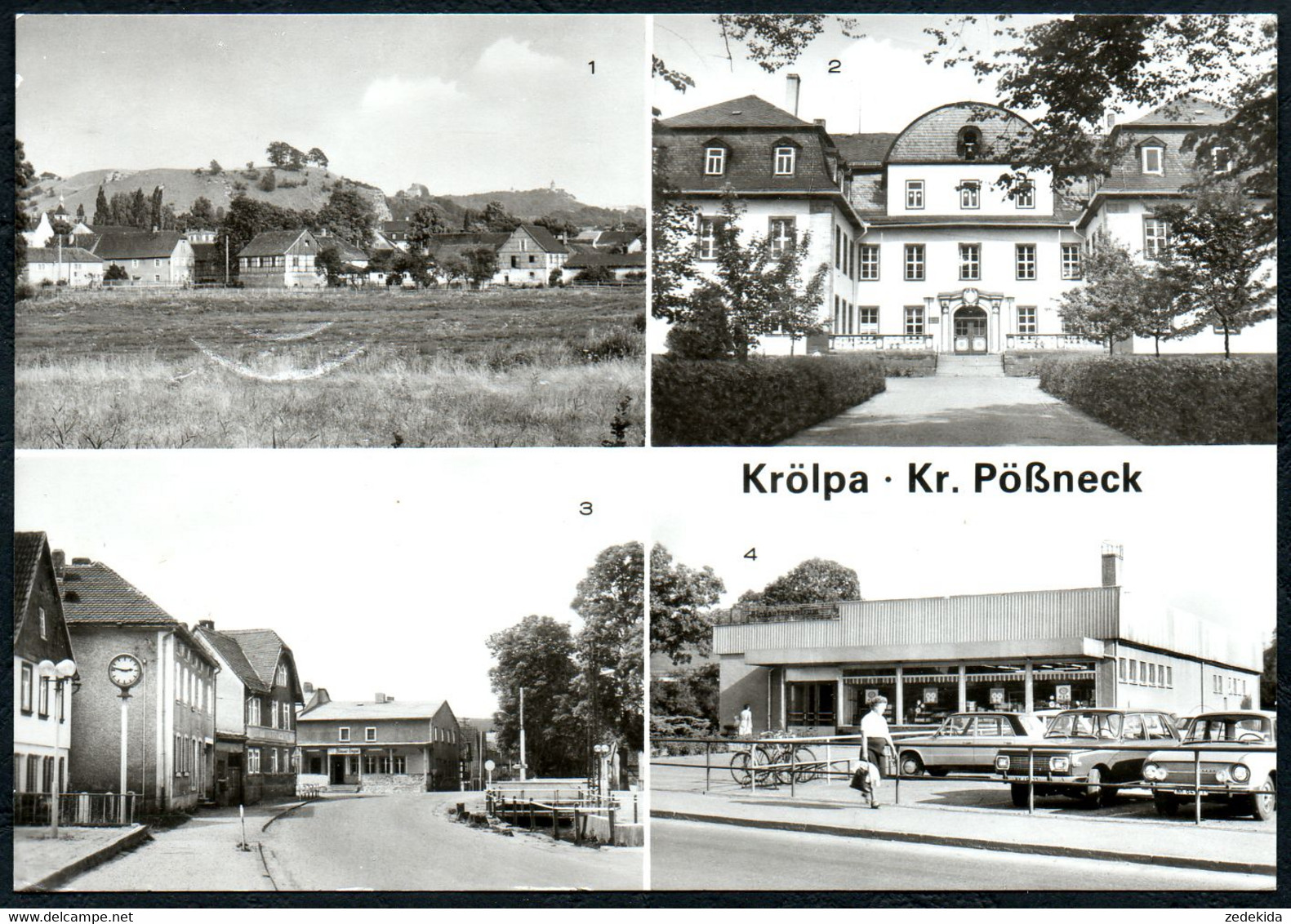 D2620 - Krölpa MBK Kaufhalle Polytechnische Oberschule - Bild Und Heimat Reichenbach - Ziegenrück