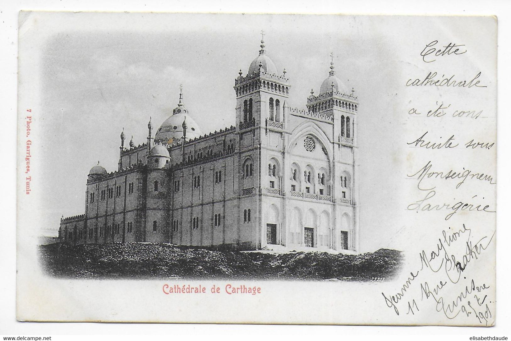 TUNISIE - 1901 - CARTE De HAMMAM LIF ! => CHOMELIX (HAUTE LOIRE) ! - Storia Postale