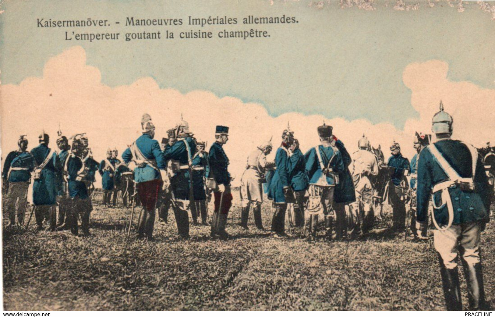 GUERRE 14/18-MANOEUVRES IMPERIALES ALLEMANDES-KAISERMANOVER- - Guerra 1914-18