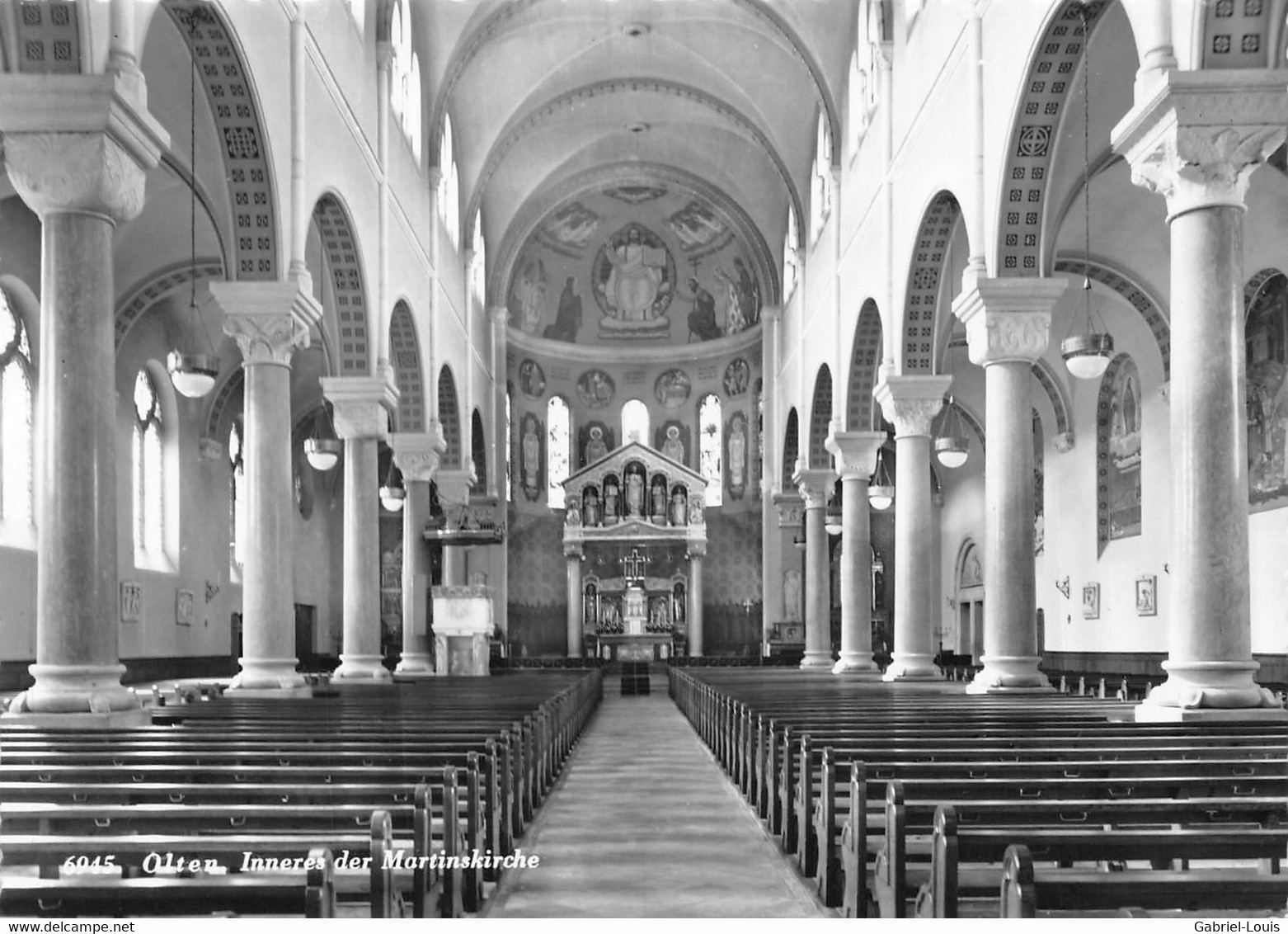 Olten Inneres Der Martinskirche ( 10 X 15 Cm) - - Olten