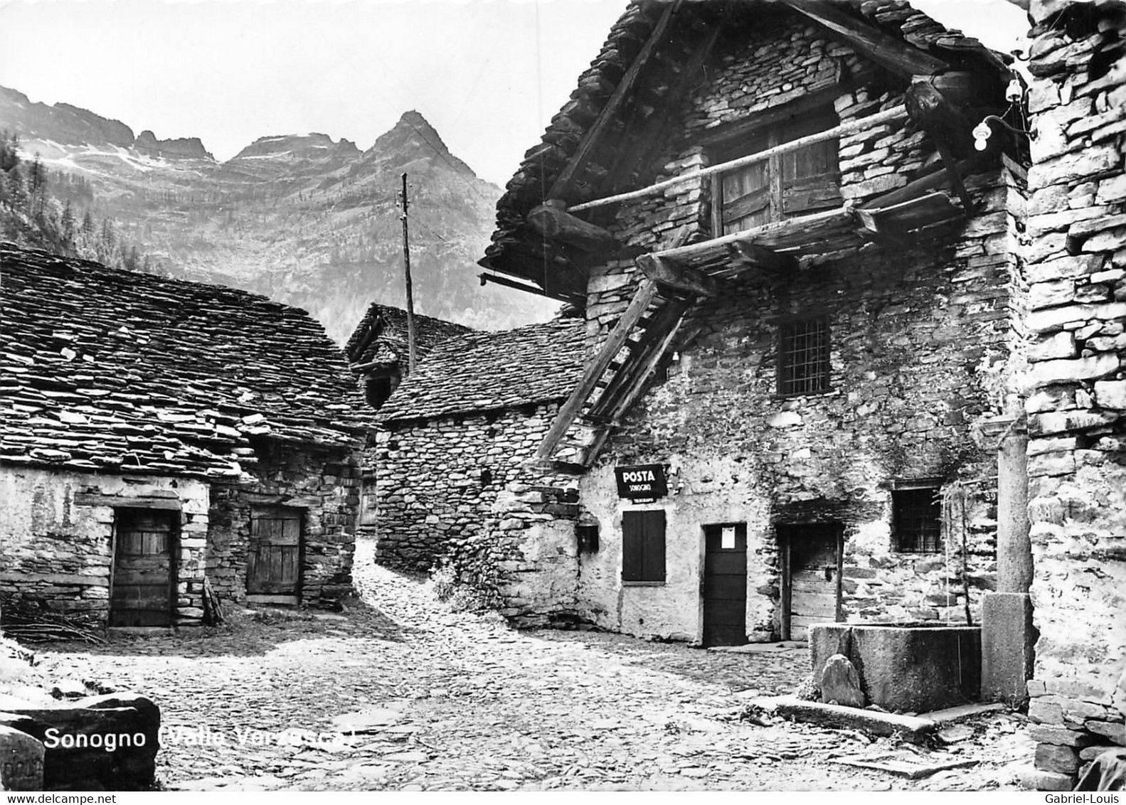 Sonogno Posta (Valle Verzasca) ( 10 X 15 Cm) - - Verzasca