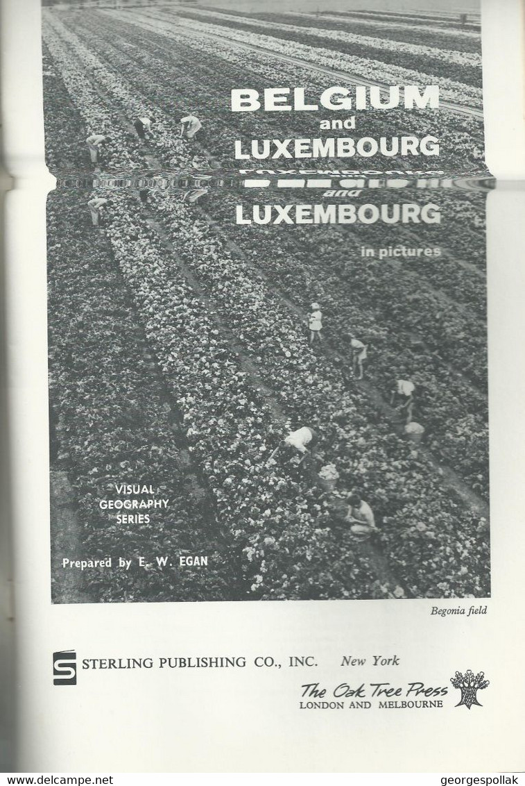 BELGIUM And LUXEMBOURG In Pictures (1967). Book 64 Pages - Europa