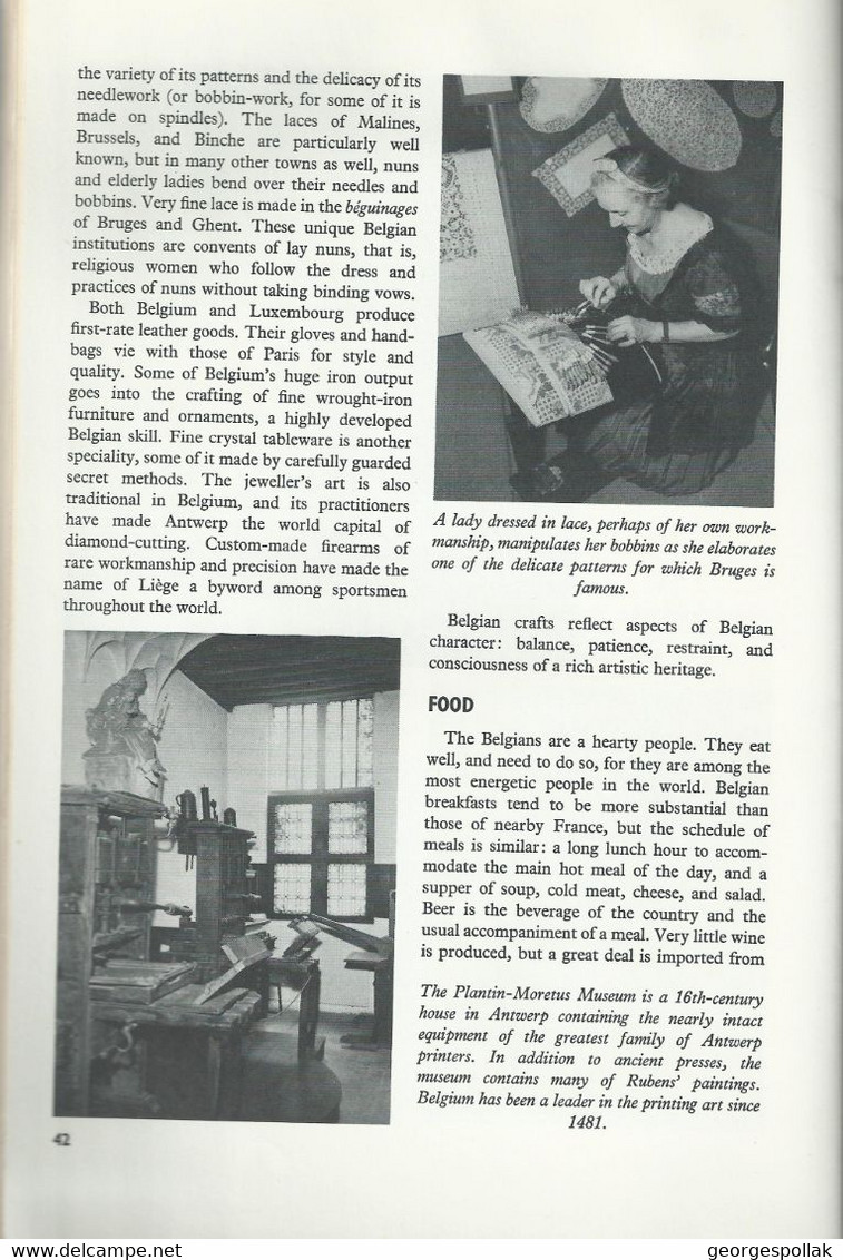 BELGIUM and LUXEMBOURG in pictures (1967). Book 64 pages