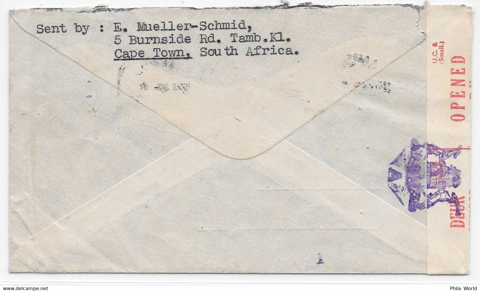 OAT - BELGIUM Izel Airmail No Censor Cover 1945 To US - Onward Air Transmission Via LONDON - Avions