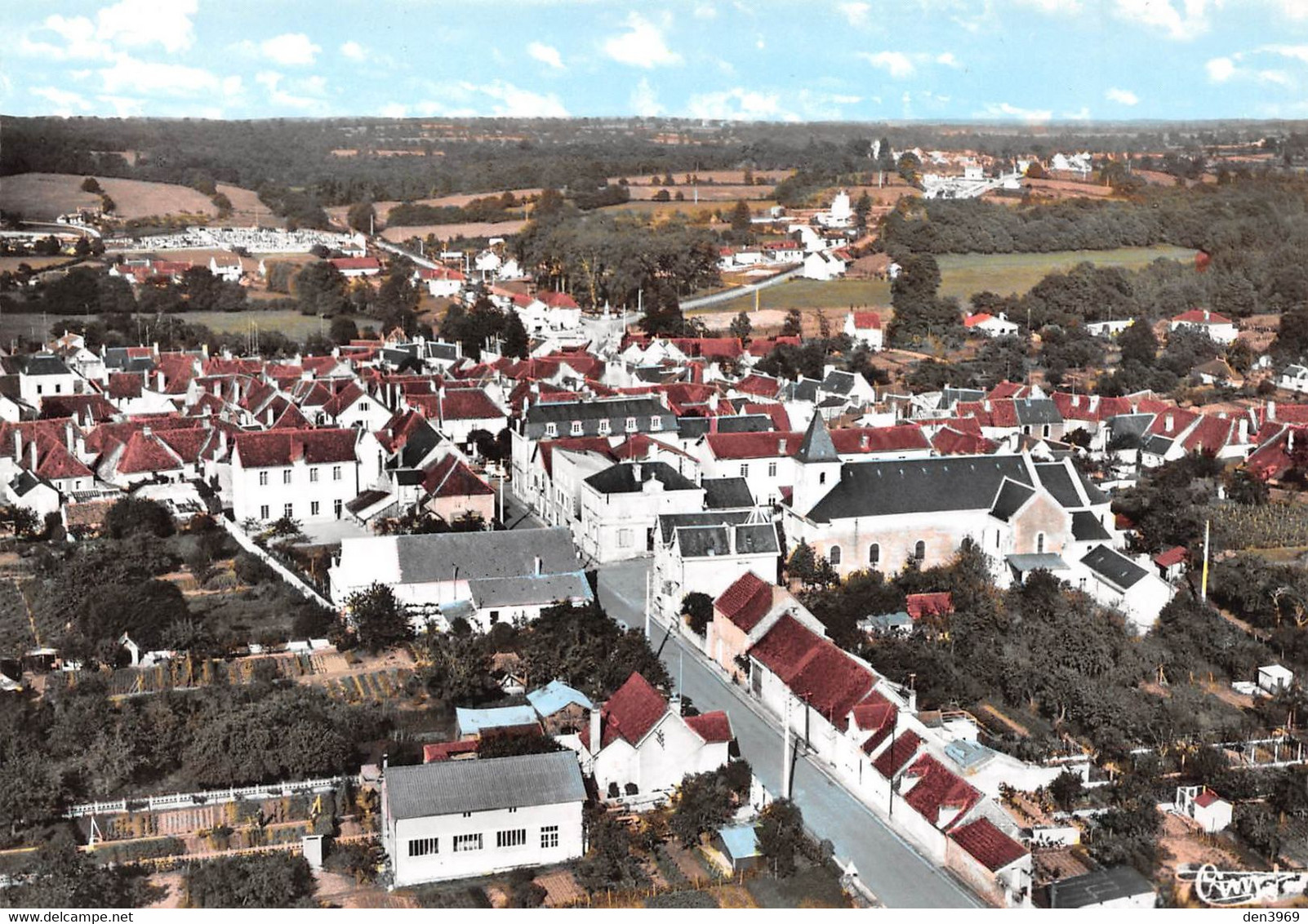 La TRIMOUILLE - Vue Aérienne - Le Centre Du Bourg - La Trimouille