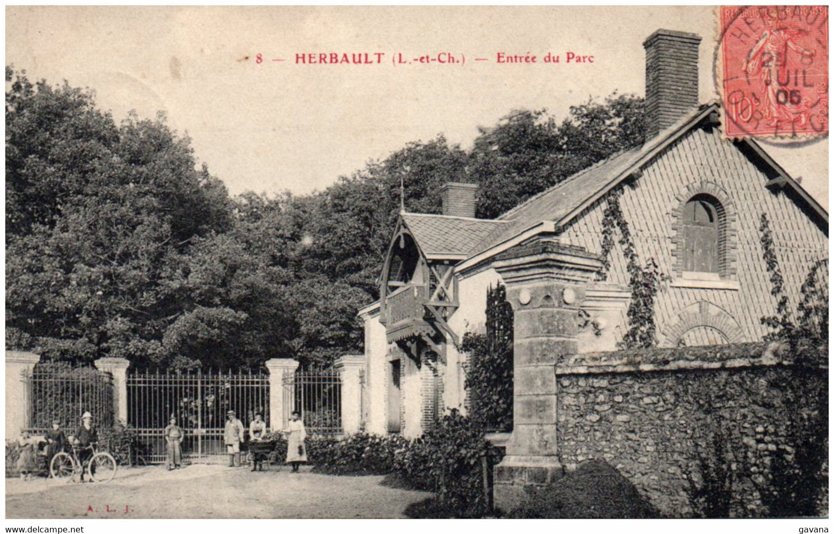 41 HERBAULT - Entrée Du Parc - Herbault