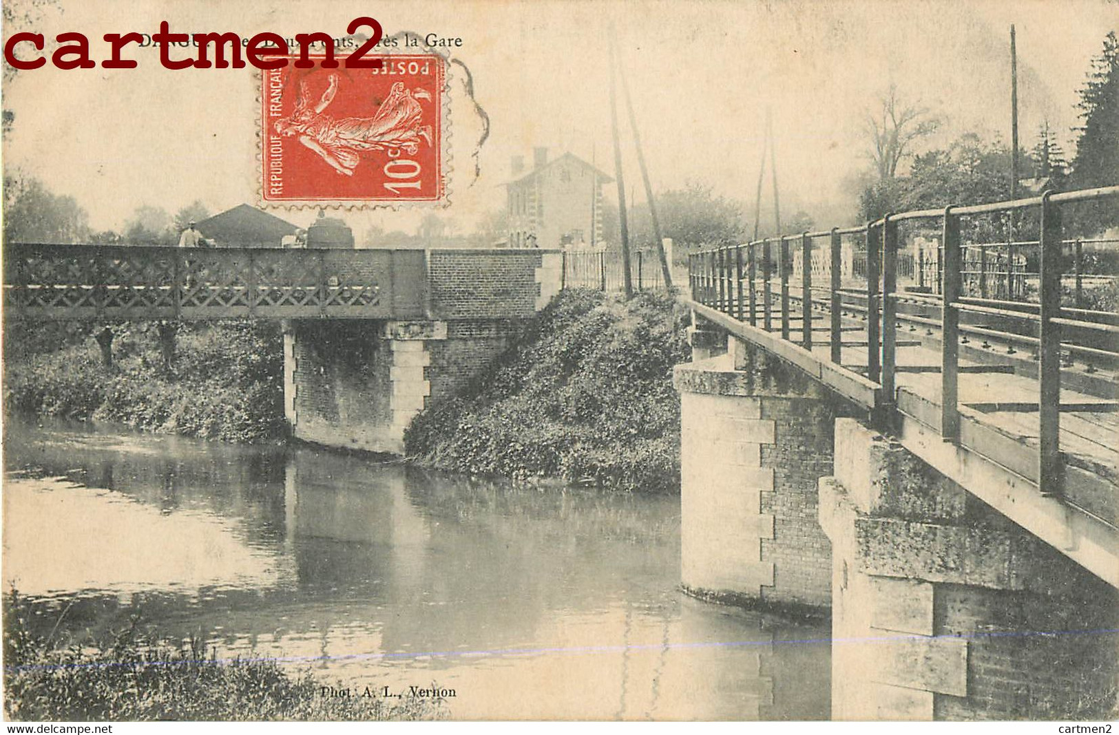 DANGU LES DEUX PONTS PRES DE LA GARE 27 EURE - Dangu