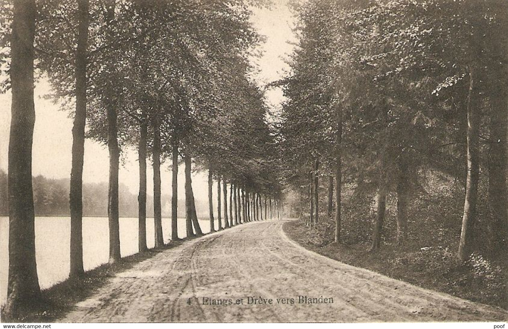 Oud - Heverlée / Vieux - Héverlé : Eaux Douces ---- Etangs Et Drêve Vers Blanden 1913 - Oud-Heverlee