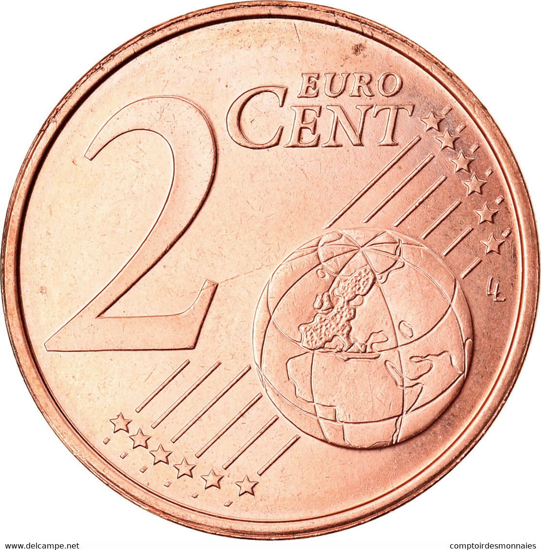 Chypre, 2 Euro Cent, 2009, SPL, Copper Plated Steel, KM:79 - Cyprus