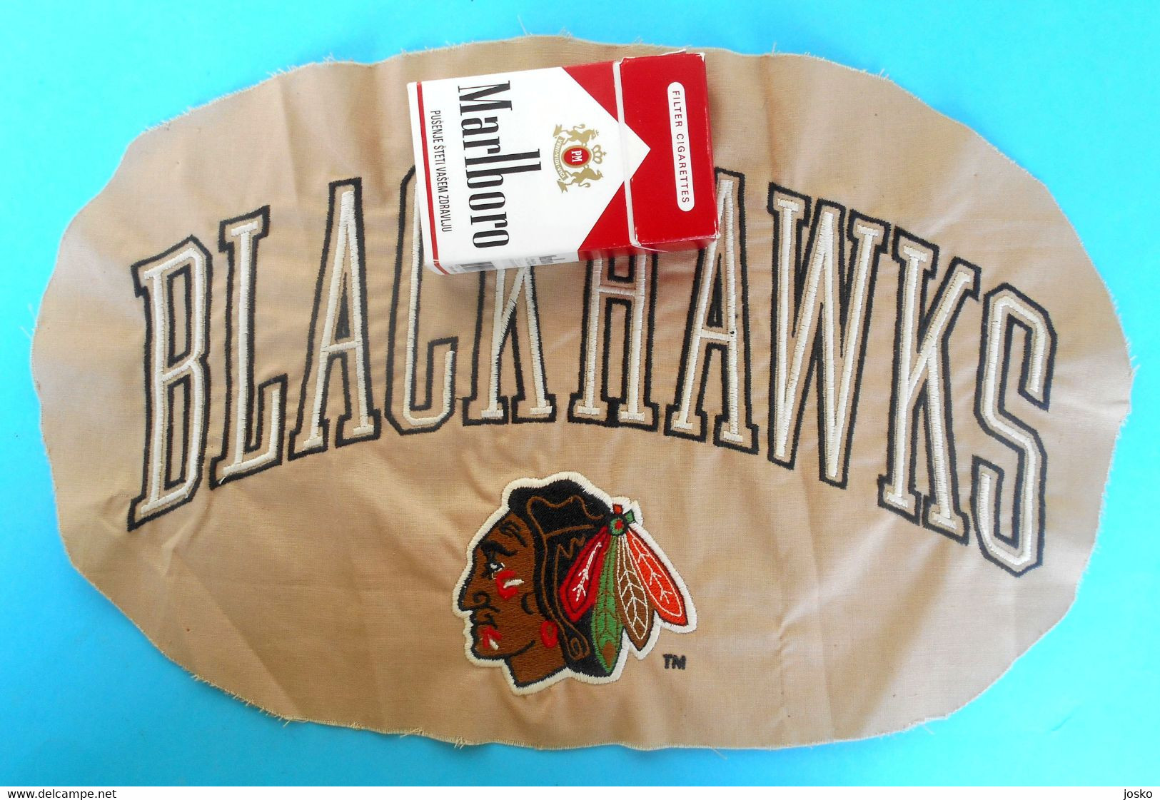 CHICAGO BLACKHAWKS - Nice ULTRA LARGE Embroidered Patch * NHL National Hockey League Ice Hockey Sur Glace Eishockey - Other & Unclassified