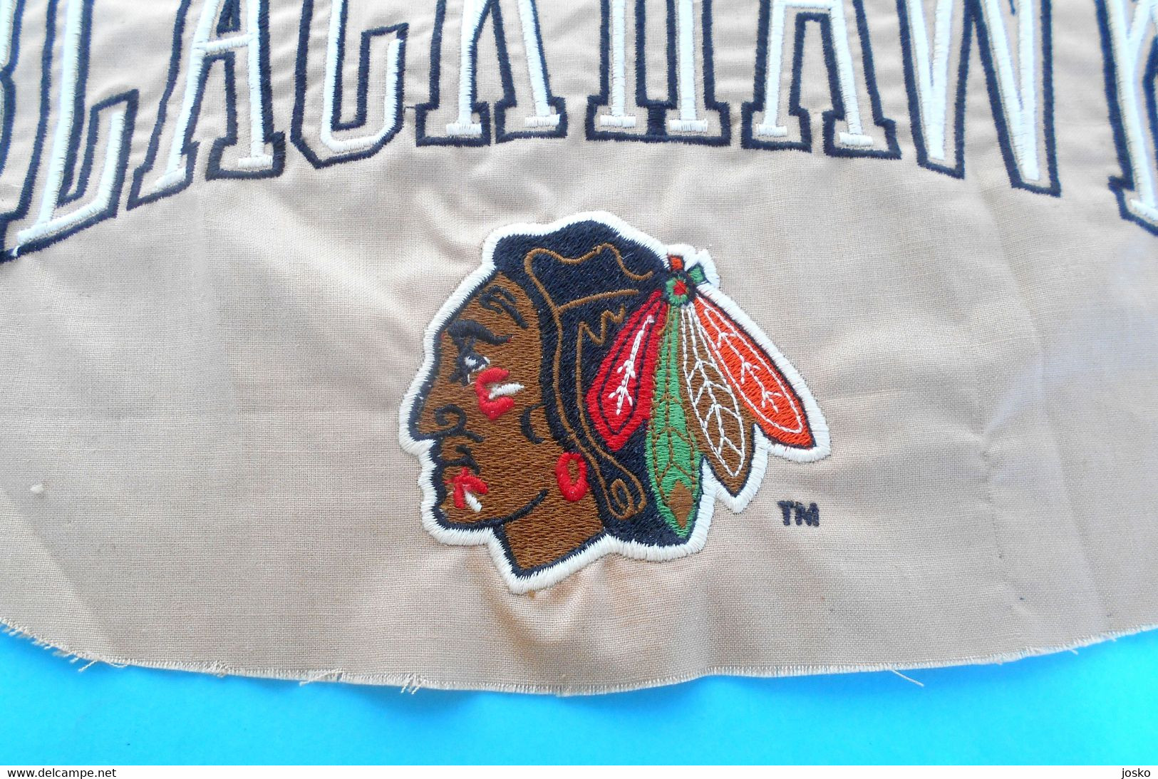 CHICAGO BLACKHAWKS - Nice ULTRA LARGE Embroidered Patch * NHL National Hockey League Ice Hockey Sur Glace Eishockey - Other & Unclassified