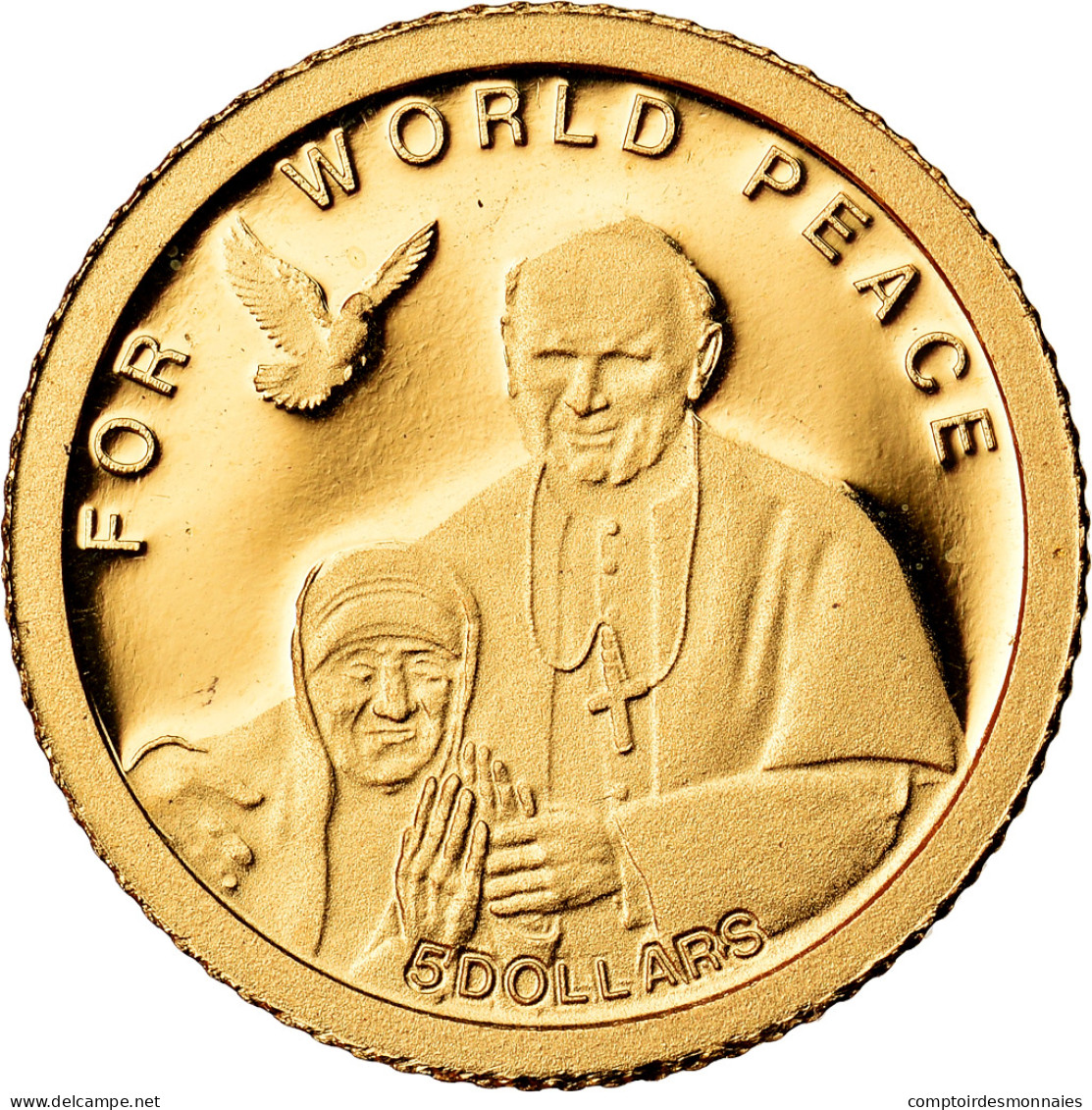 Monnaie, Îles Salomon, Elizabeth II, 5 Dollars, 2010, CIT, BE, FDC, Or, KM:119 - Salomonen