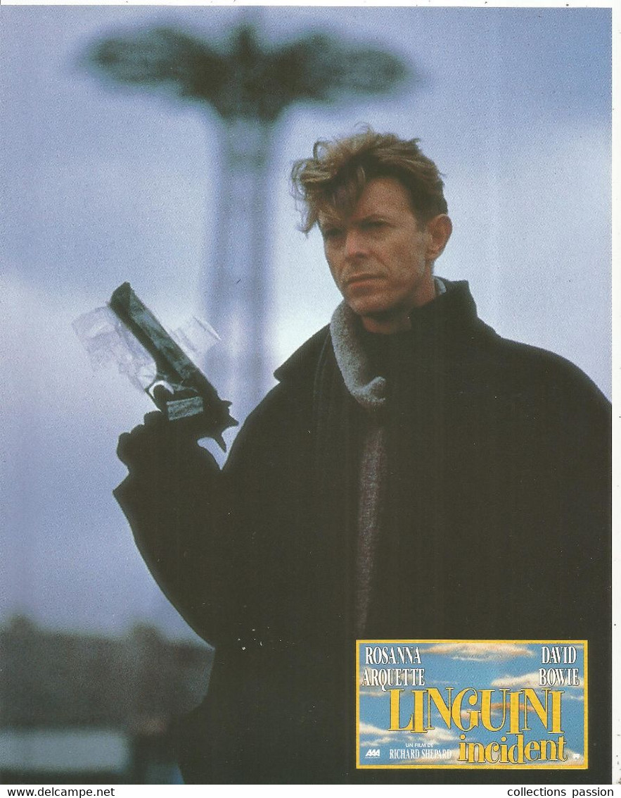 AFFICHE, 270 X 210 Mm, Rosana Arquette , David BOWIE , LINGUINI INCIDENT, 1991 , Frais Fr 1.95 E - Afiches