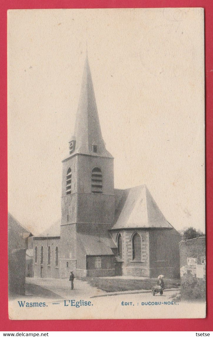 Wasmes - L'Eglise - 1903 ( Voir Verso ) - Colfontaine