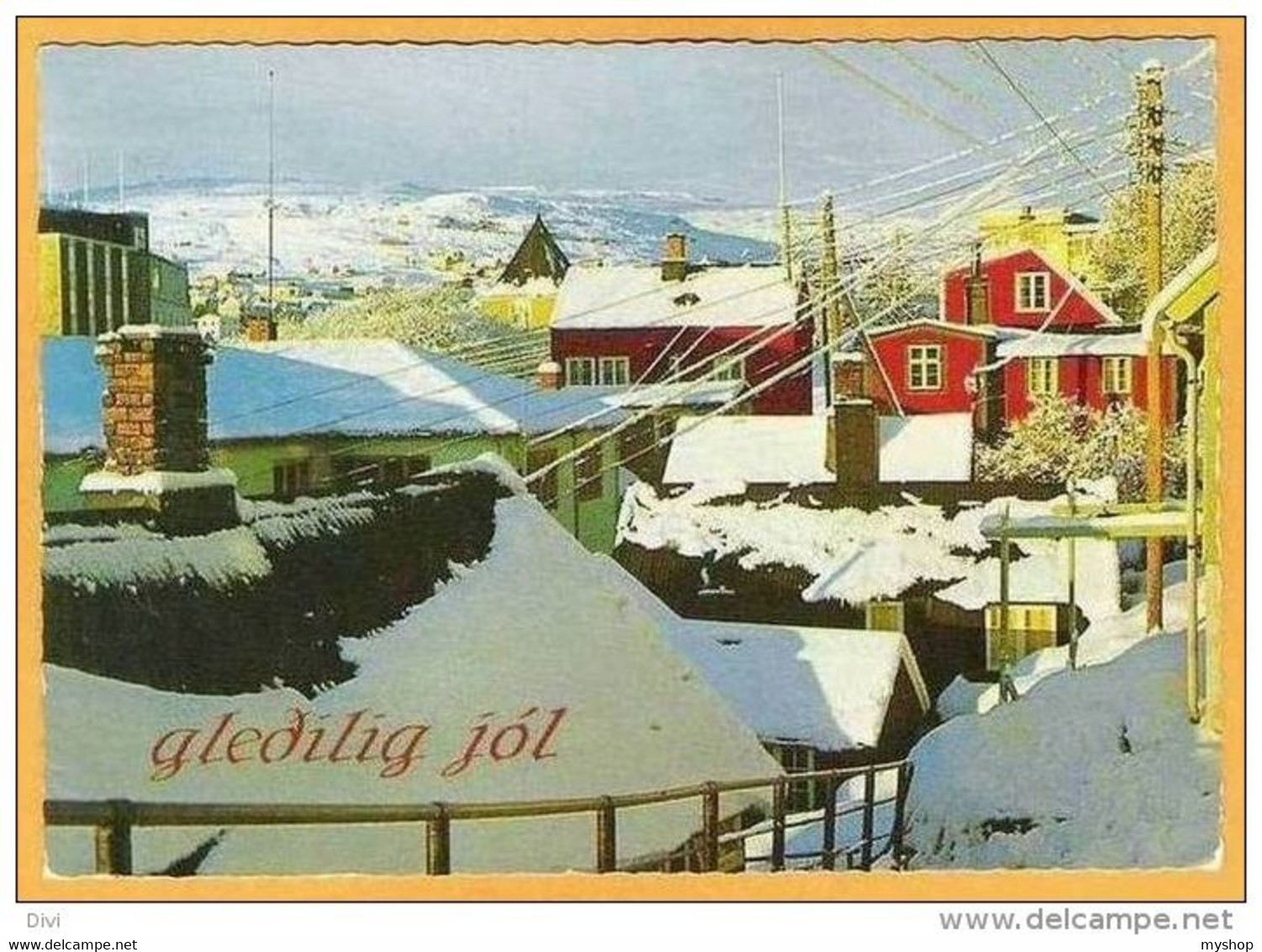 FAROE ISLANDS 002, * GLEDILG JÓL * MERRY CHRISTMAS *  Written 1978, See SCANS ! - Faroe Islands