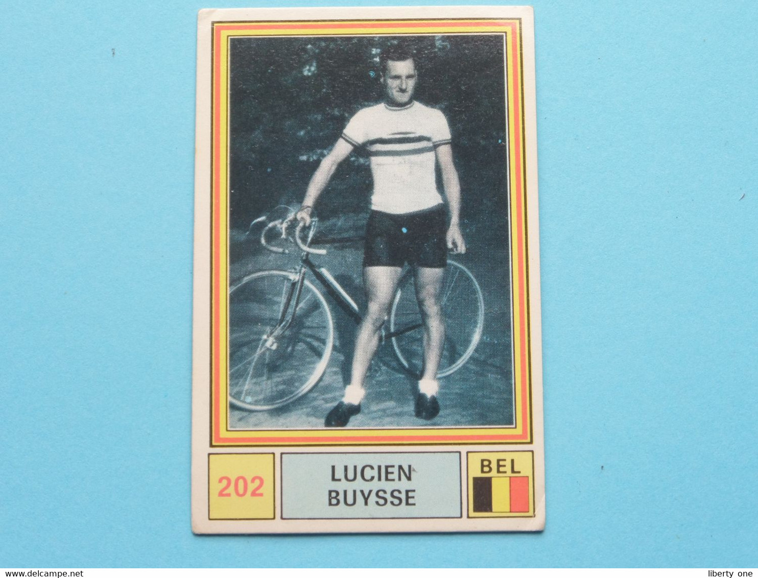 LUCIEN BUYSSE ( België ) SPRINT 71 ( Chromo Panini N° 202 ) Format 5 X 7,5 Cm. ! - Cyclisme