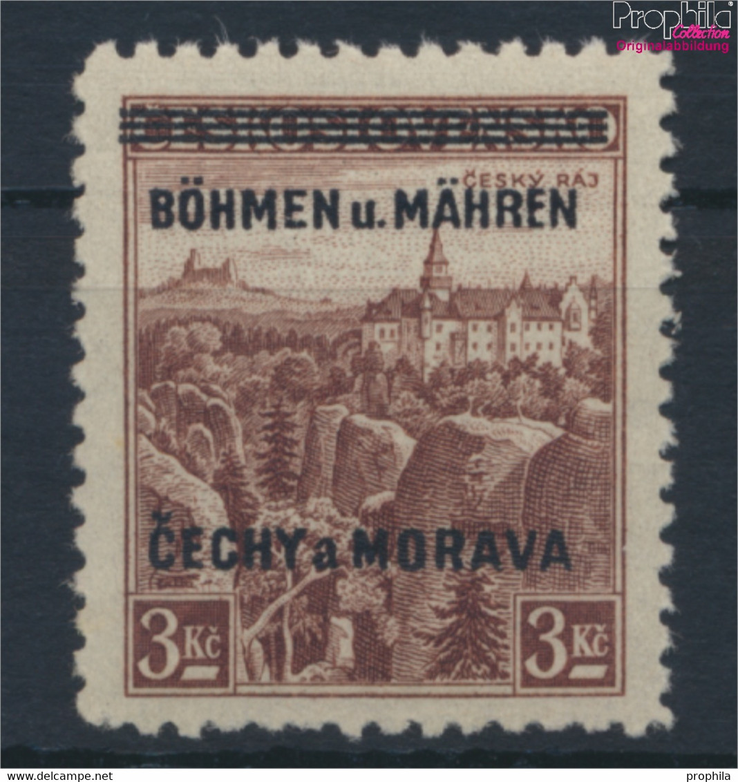 Böhmen Und Mähren 16 Postfrisch 1939 Aufdruckausgabe (9482423 - Ungebraucht