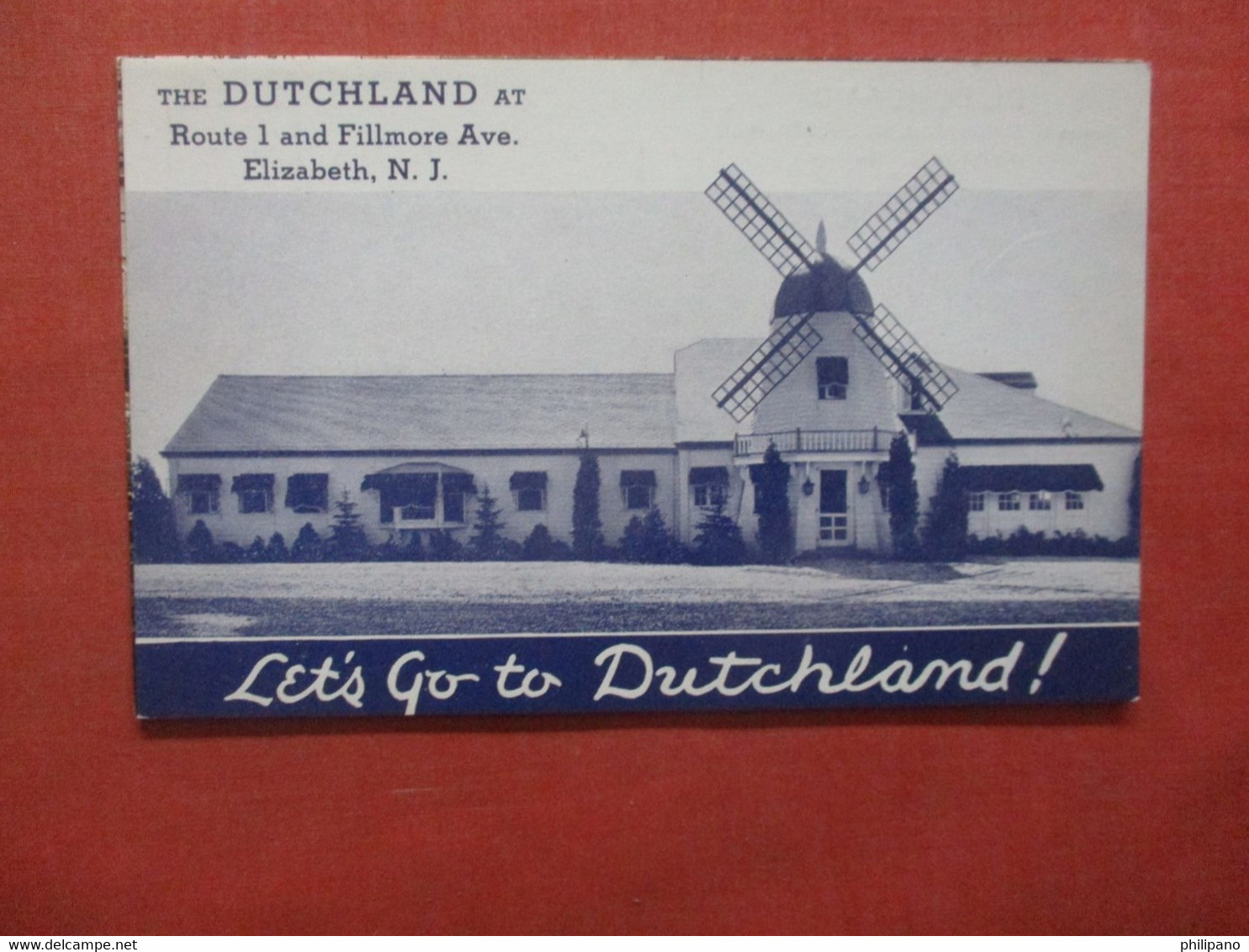 Windmill-- The Dutchland  Ice Cream  Elizabeth New Jersey        Ref 4458 - Elizabeth