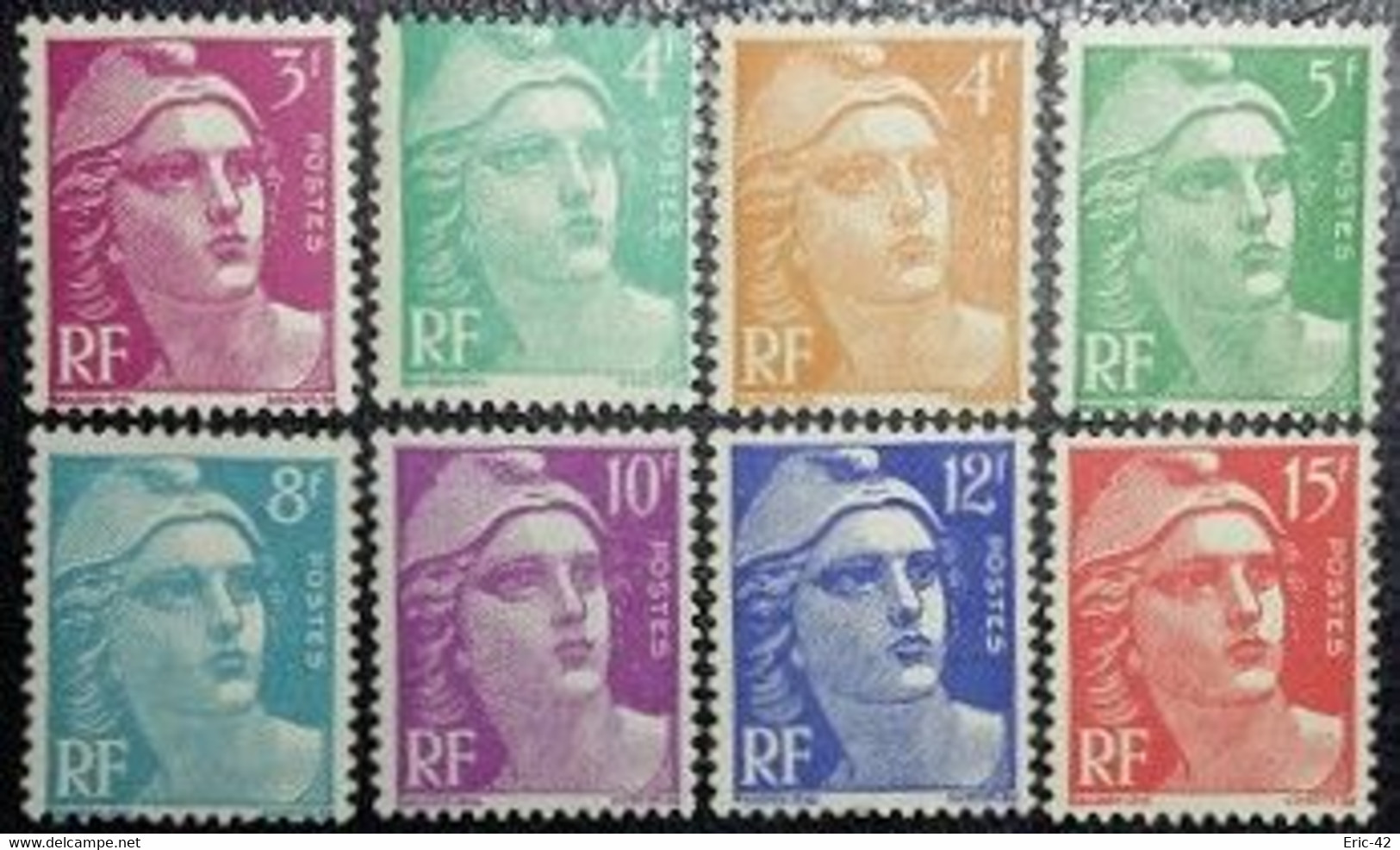 GANDON N° 806 à 813 NEUF**  MNH - 1945-54 Marianne Of Gandon