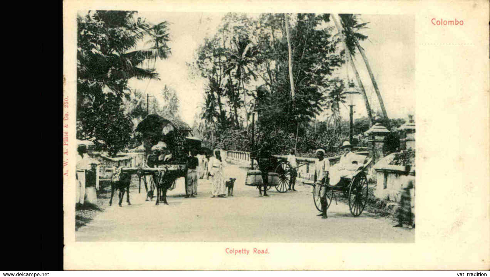 CEYLAN - Carte Postale - Colombo - Calpetty Road - L 74869 - Sri Lanka (Ceylon)