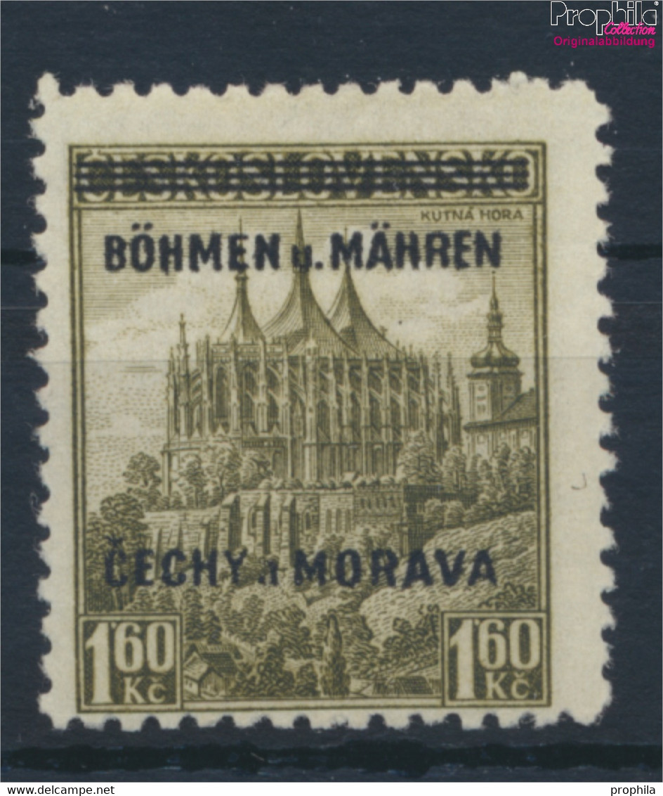 Böhmen Und Mähren 13 Mit Falz 1939 Aufdruckausgabe (9474885 - Ungebraucht