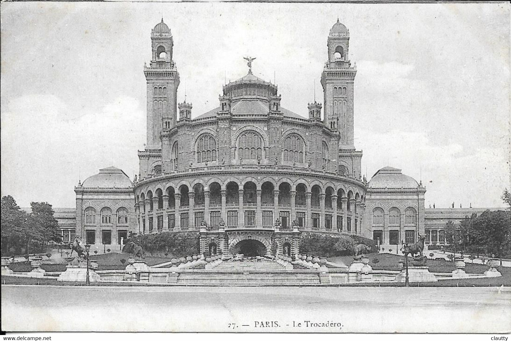 Cpa 75 Paris , Le Trocadéro , Vierge ,  Phonocartes , Carte Enregistrable La Sonorine - Sacré Coeur