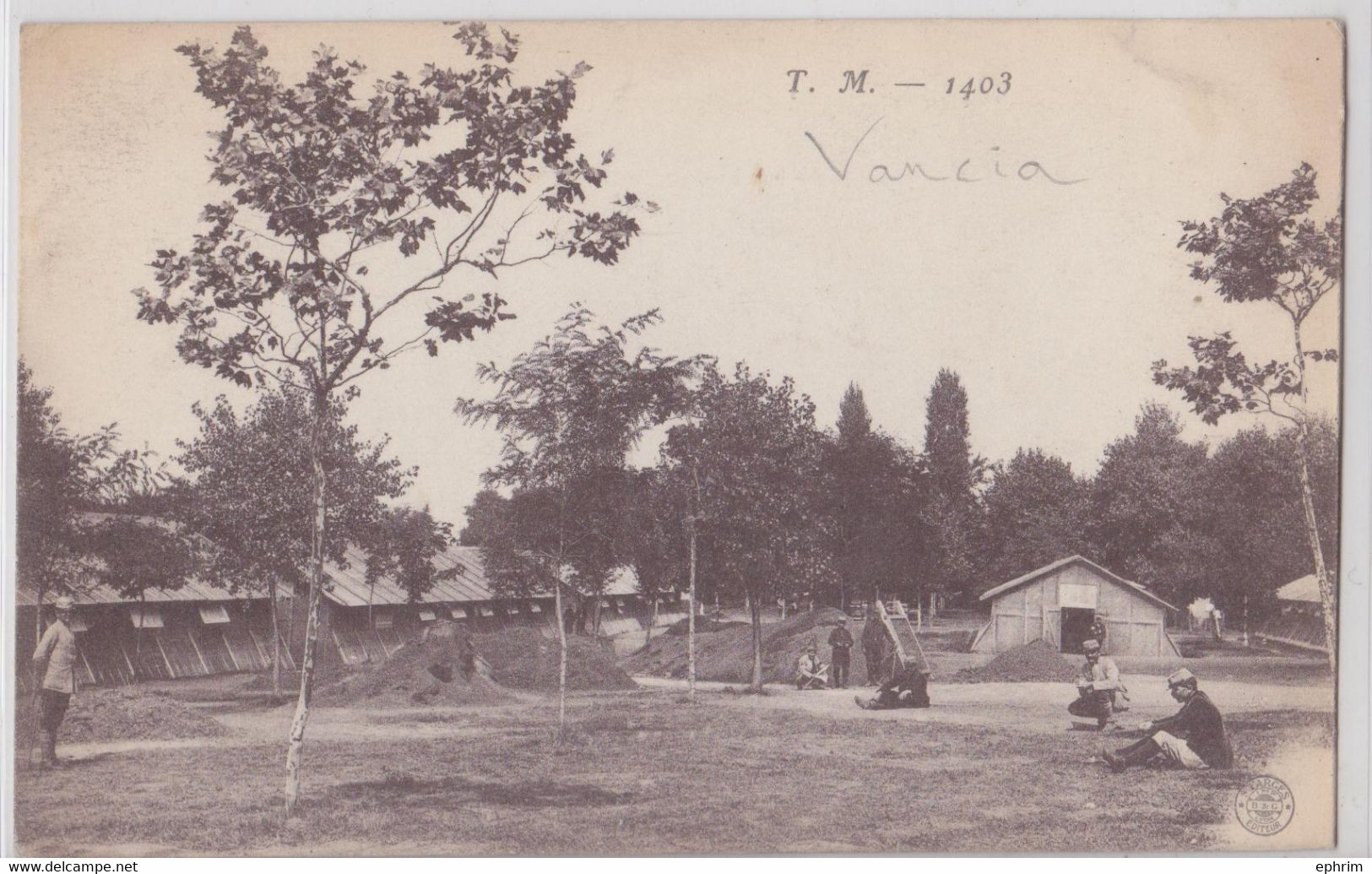 Vancia Rillieux-la-Pape - Centre D'Instruction Automobile Militaire De Lyon Grande Guerre - Rillieux La Pape