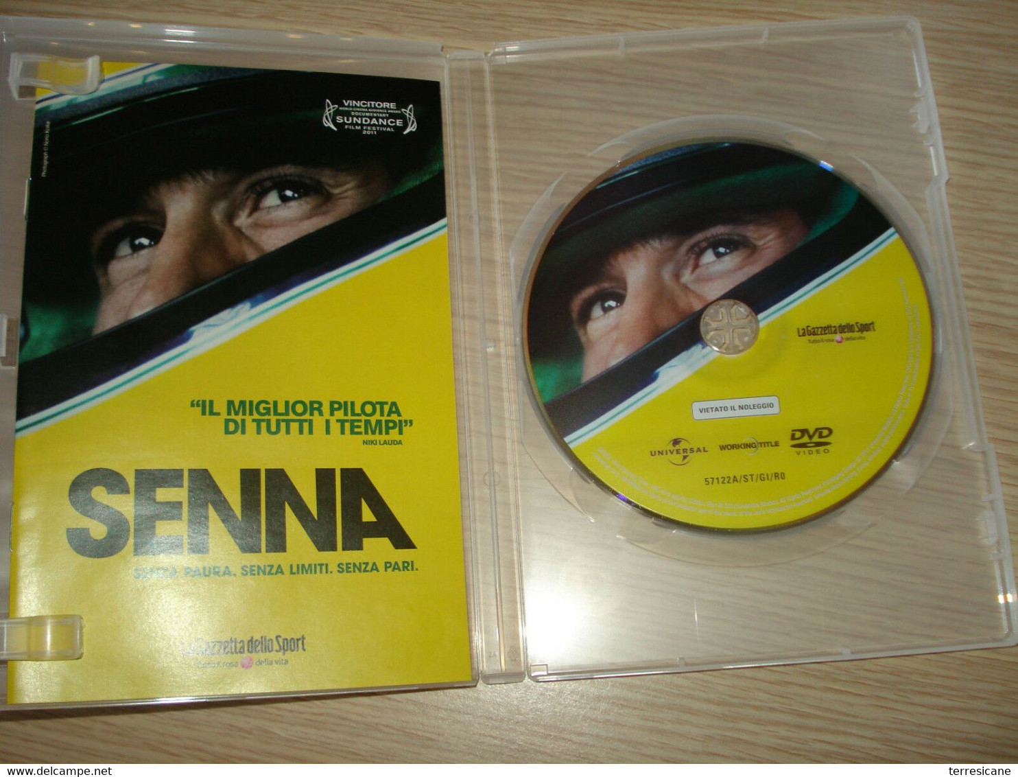 SENNA SENZA PAURA DVD COME NUOVO CAR MOVIES GAZZETTA SPORT - Deporte