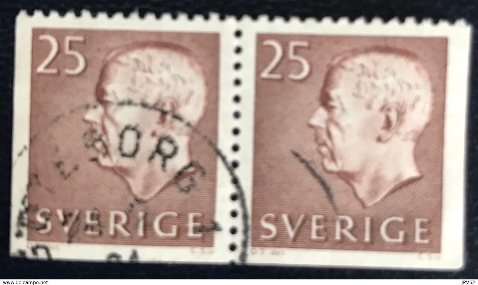 Sverige - Sweden - Zweden - P4/2 - (°)used - 1962 - Michel 478 ELU/ERU - Koning Adolf Gustaf VI - Used Stamps